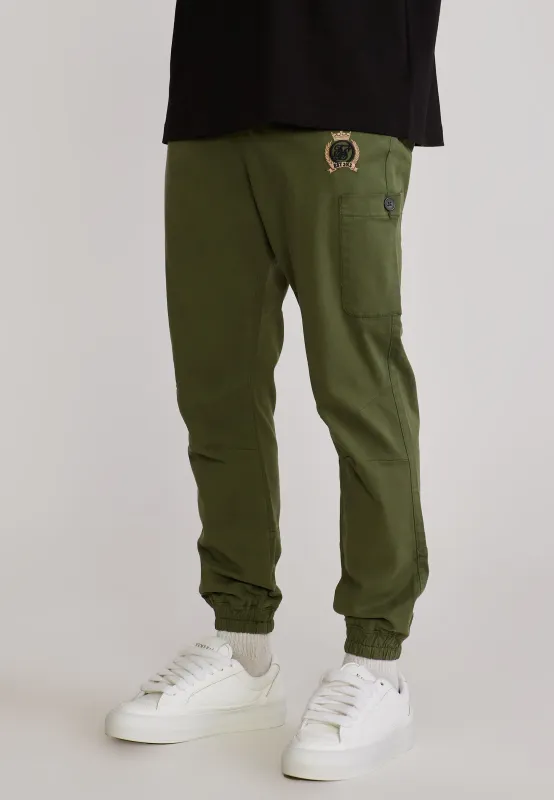 Green Slim Fit Cargos sold by Siksilk