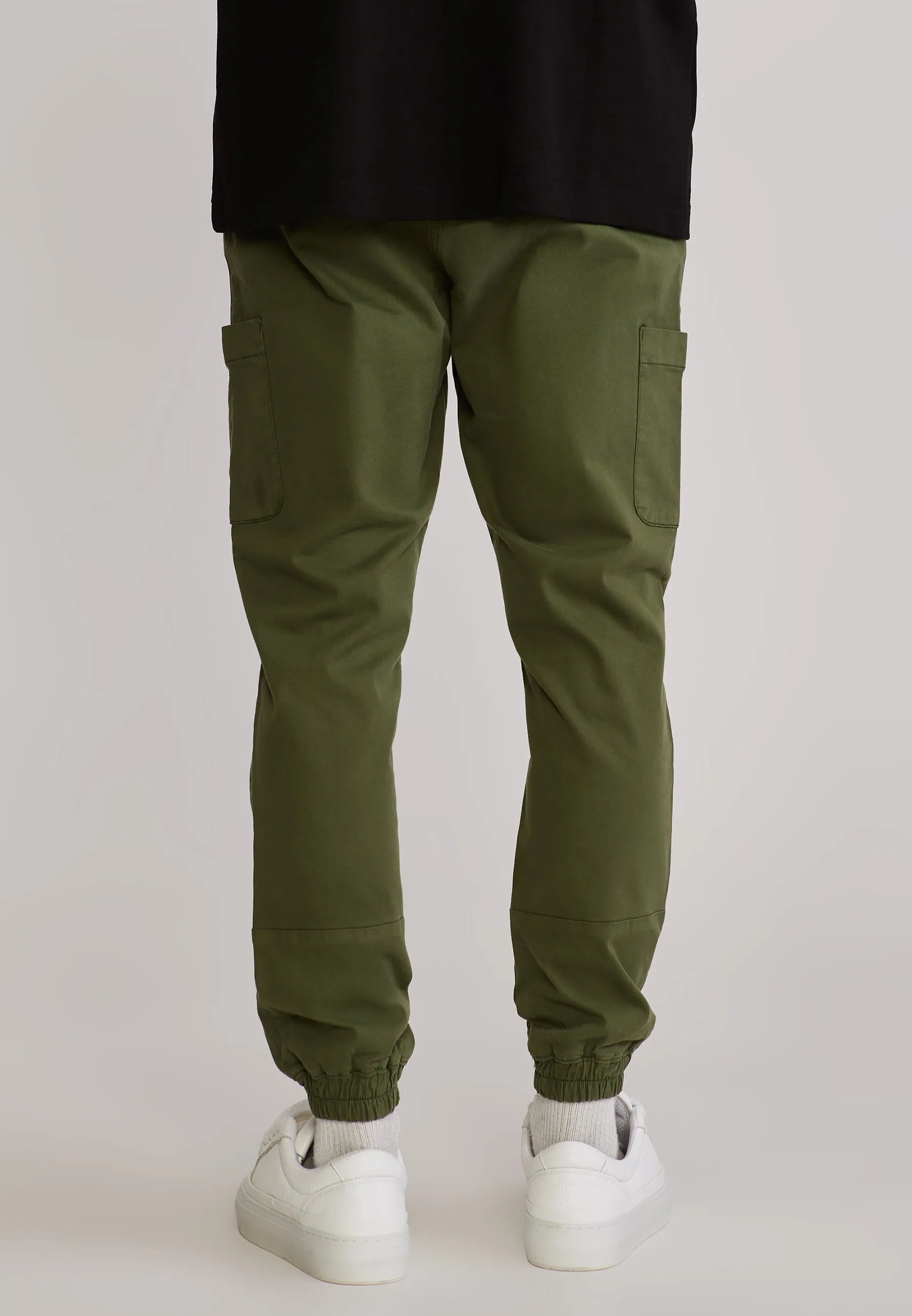 Green Slim Fit Cargos sold by Siksilk product image thumbnail 5