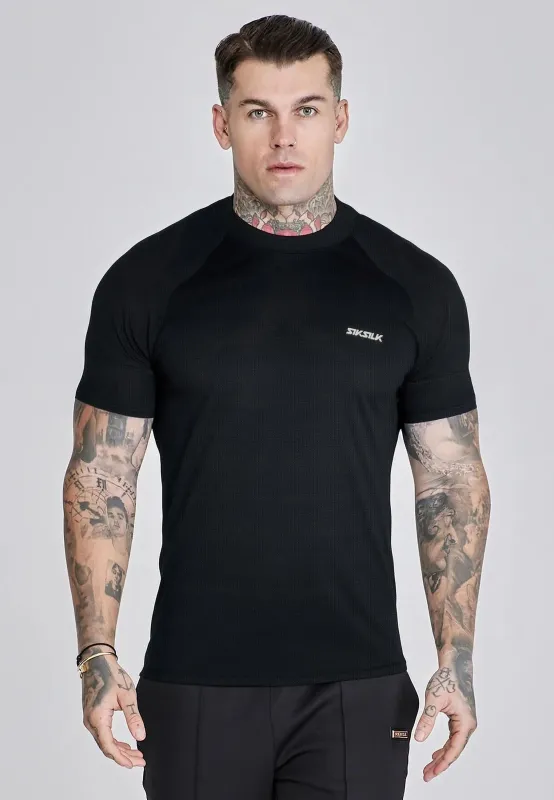 Black Tech T-Shirt made by Siksilk