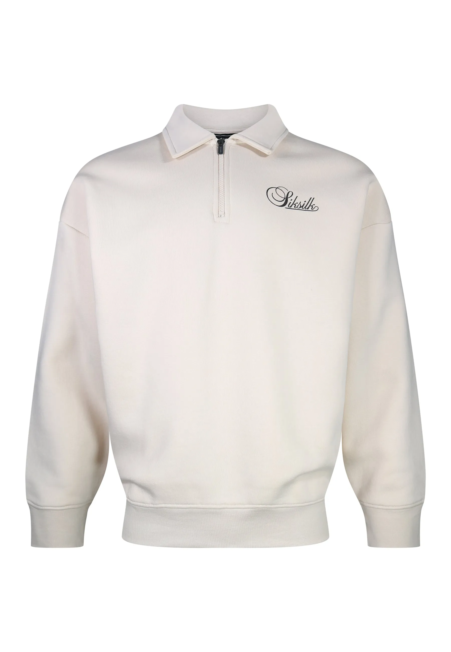 Ecru Essentials Polo Sweater sold by Siksilk product image thumbnail 2