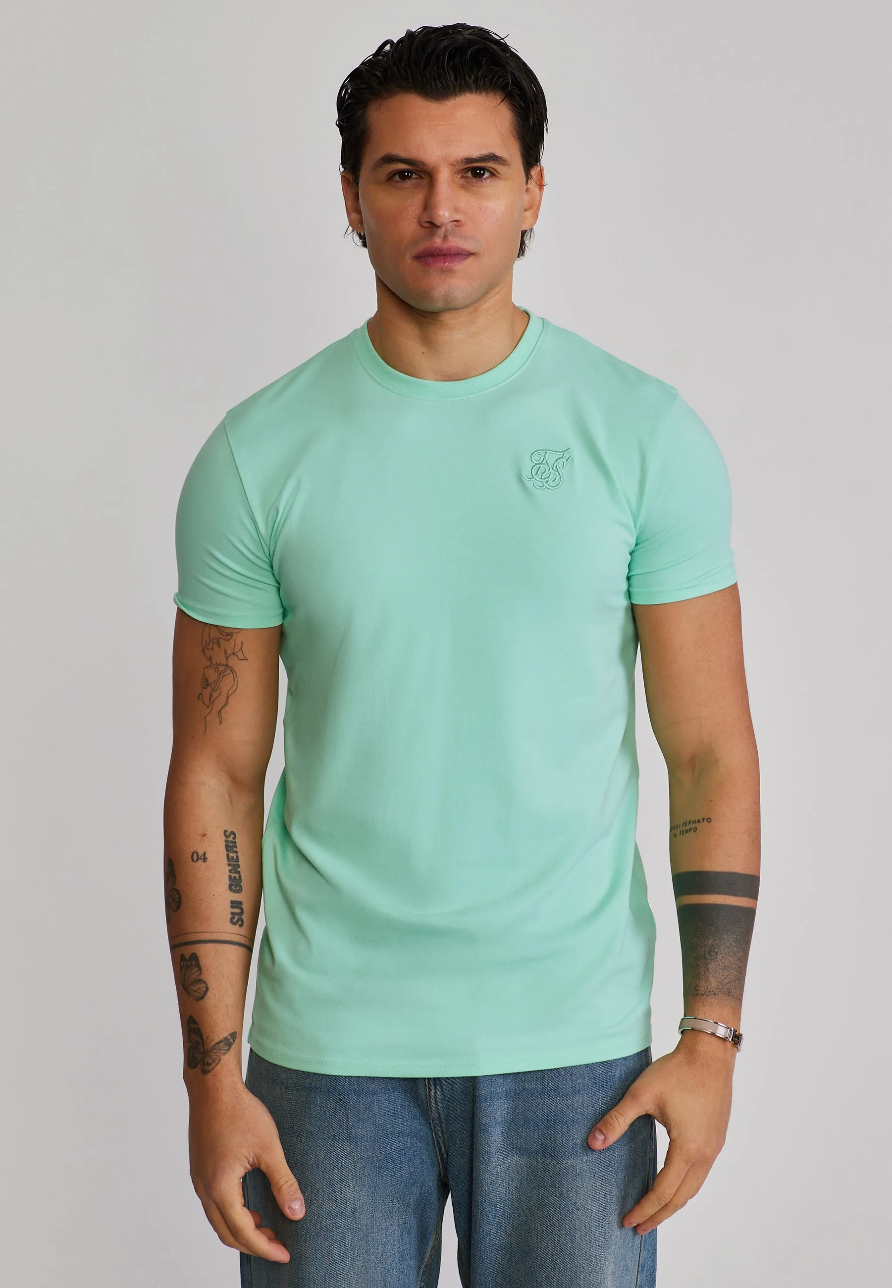Green Essentials T-Shirt sold by Siksilk