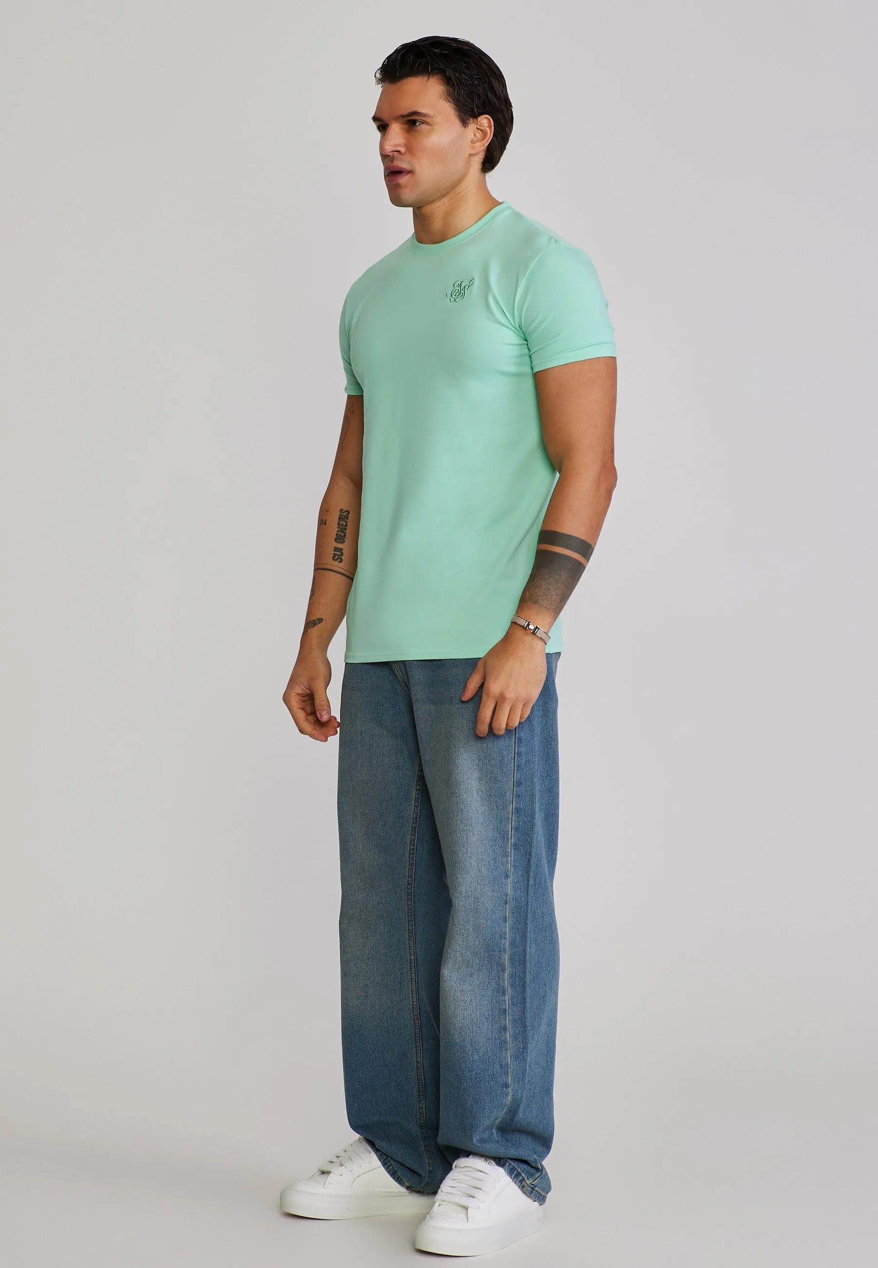 Green Essentials T-Shirt sold by Siksilk product image thumbnail 4