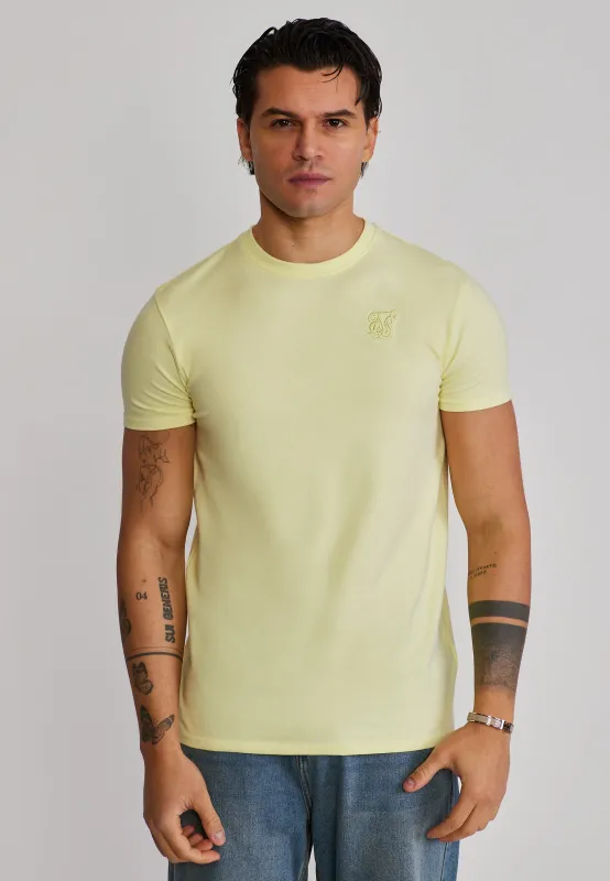 Yellow Essentials T-Shirt made by Siksilk