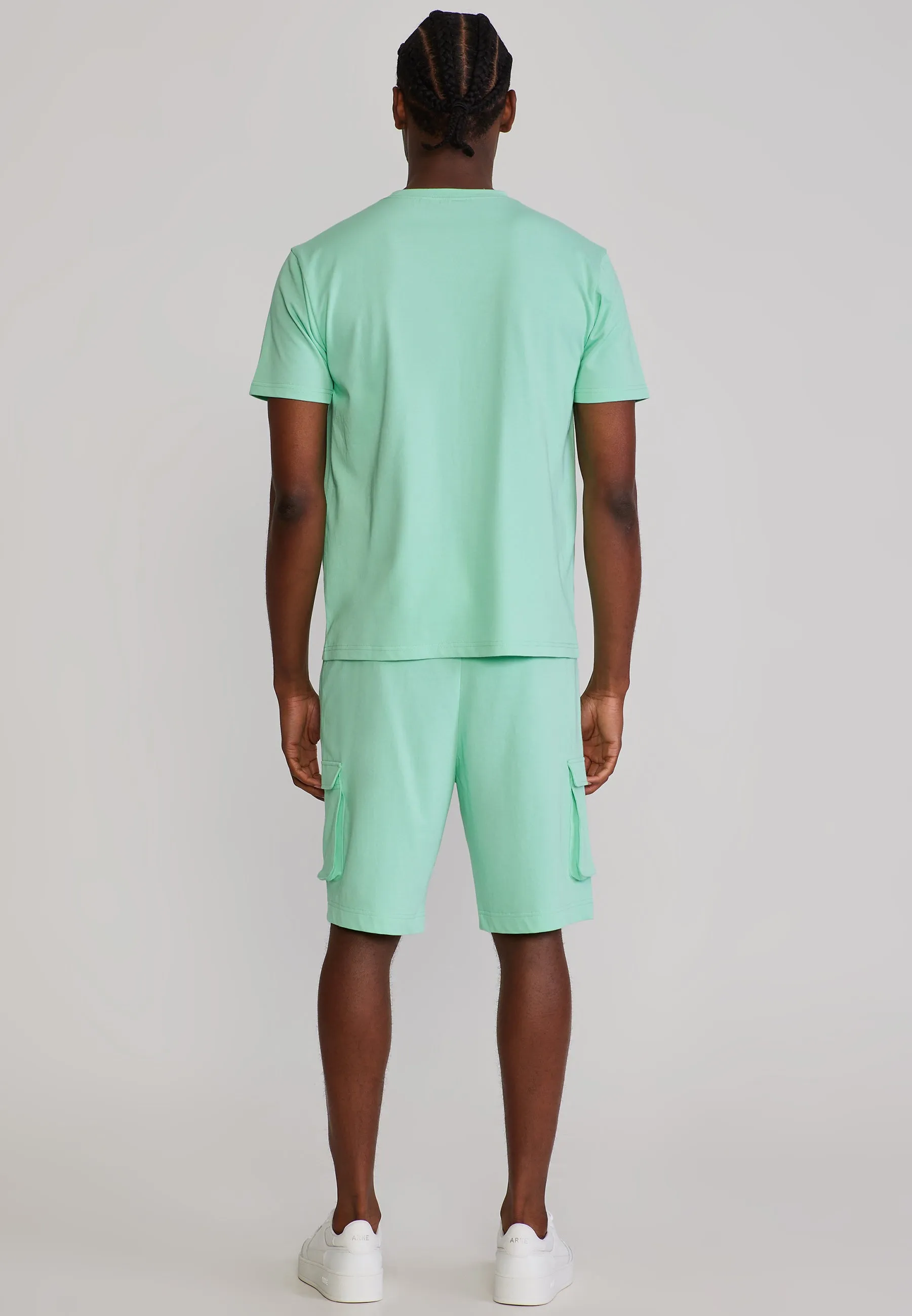 Green T-Shirt and Shorts Set sold by Siksilk product image thumbnail 5