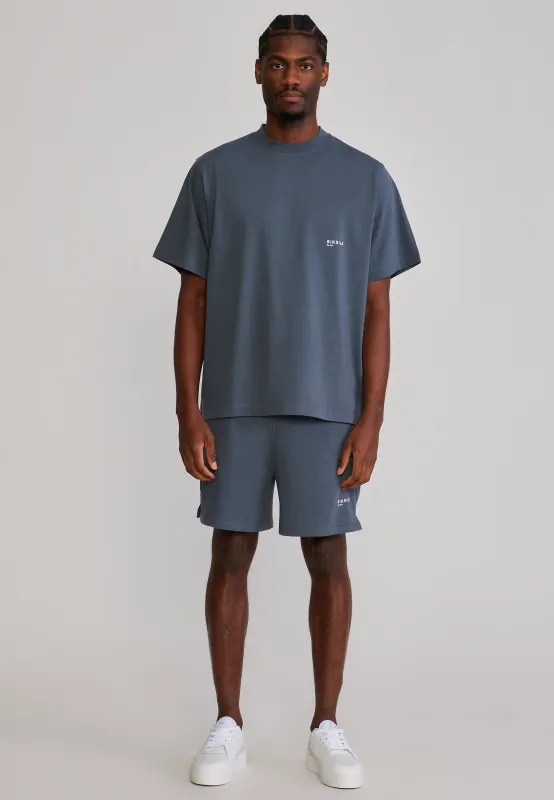 Grey T-Shirt and Shorts Set made by Siksilk