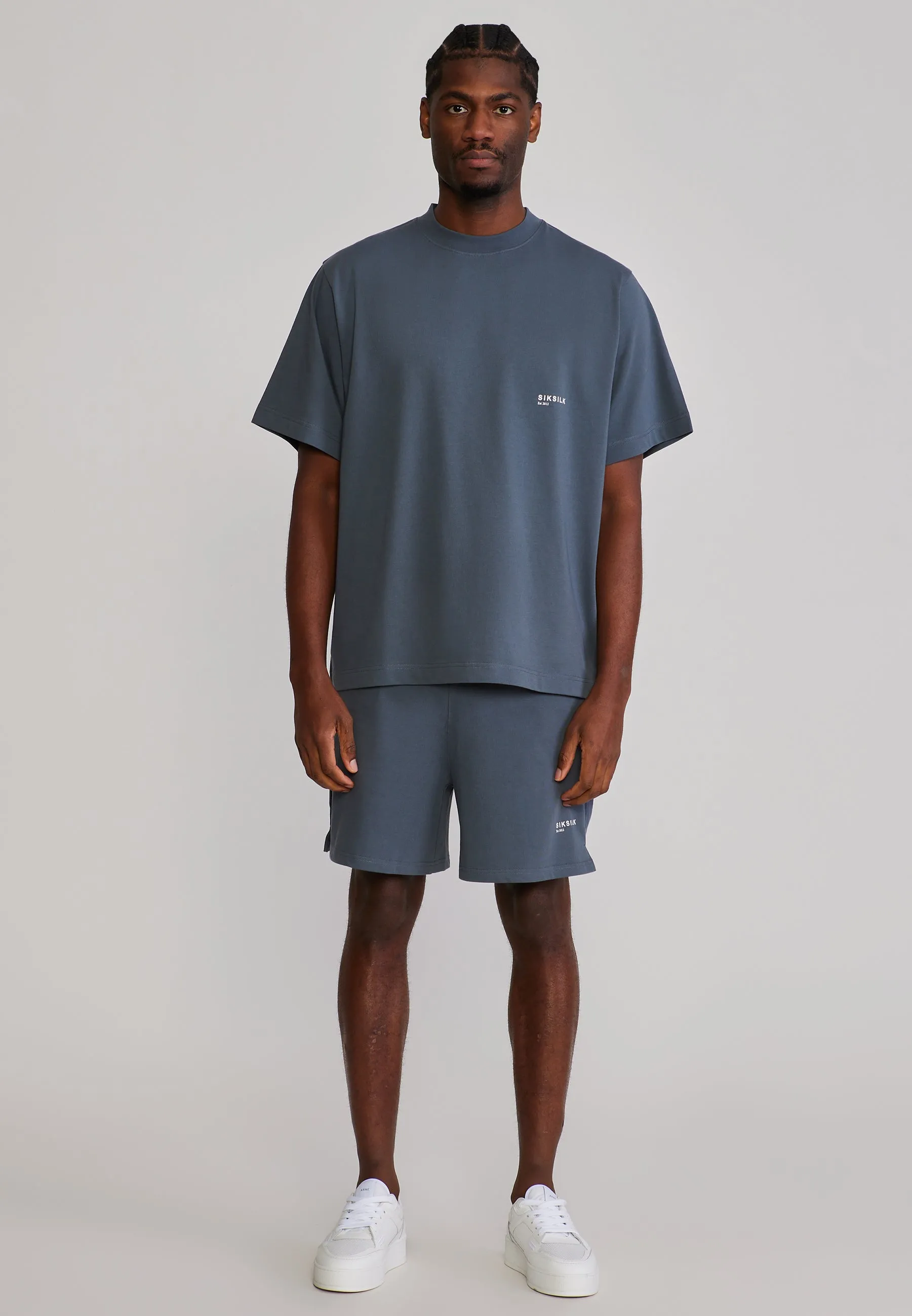 Grey T-Shirt and Shorts Set sold by Siksilk