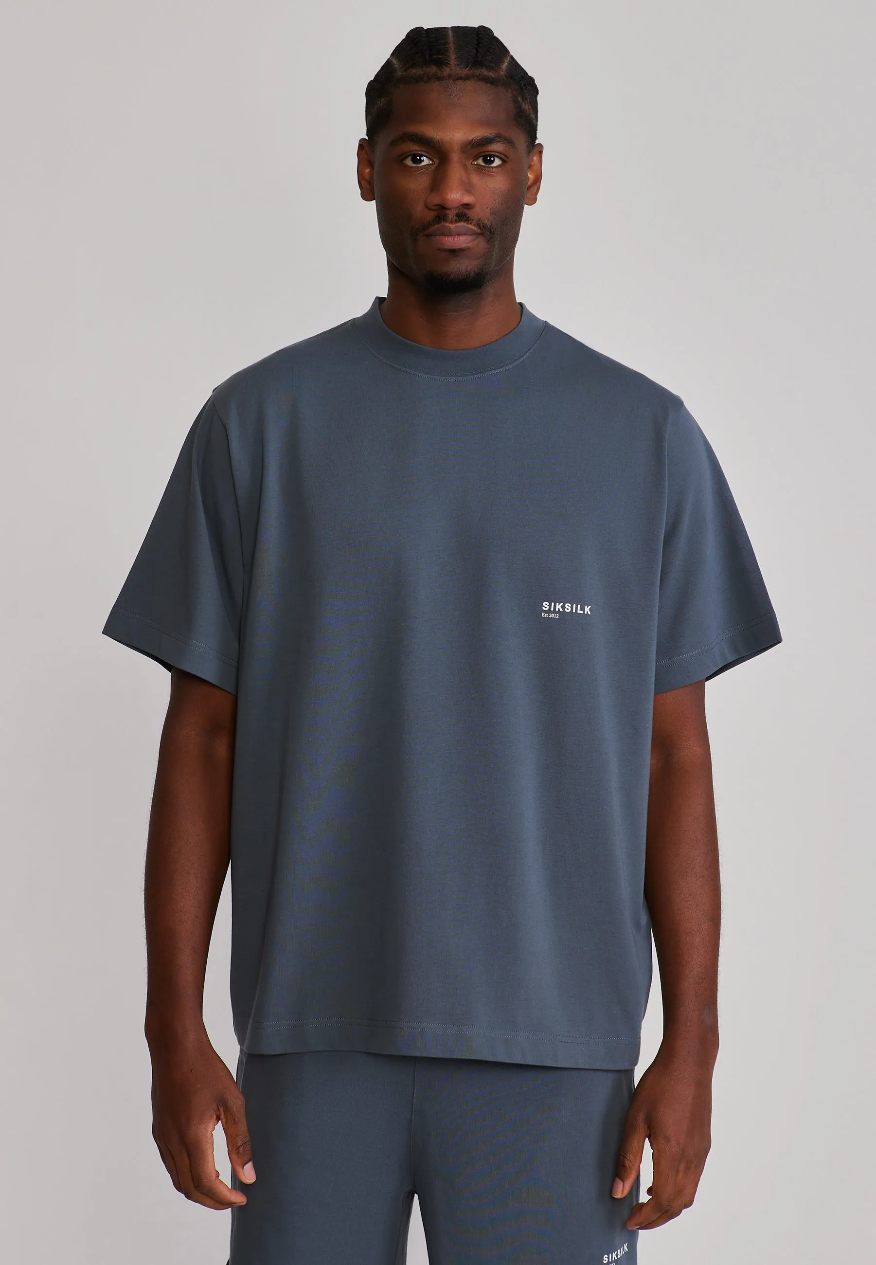 Grey T-Shirt and Shorts Set sold by Siksilk product image thumbnail 2