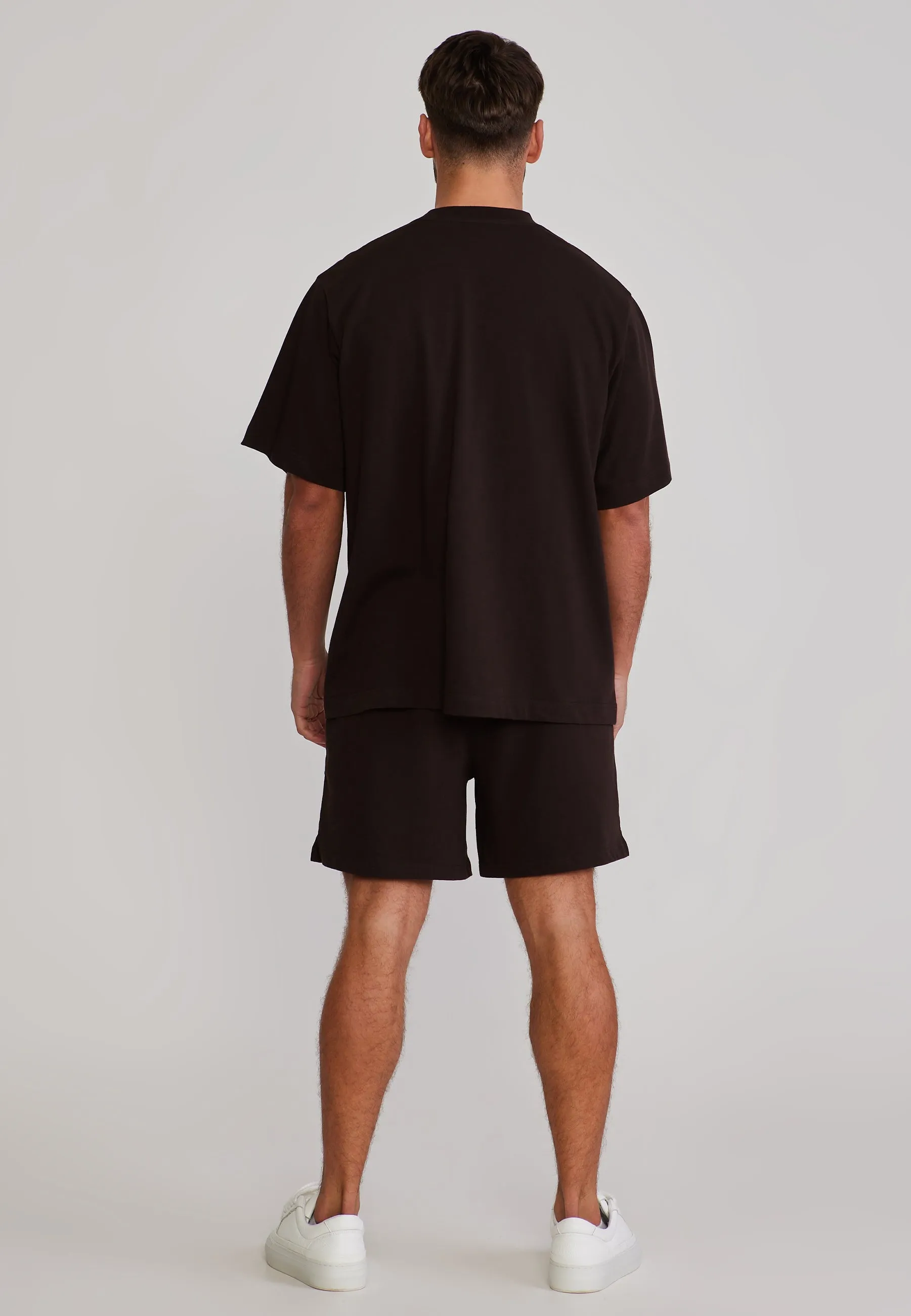 Brown T-Shirt and Shorts Set sold by Siksilk product image thumbnail 5