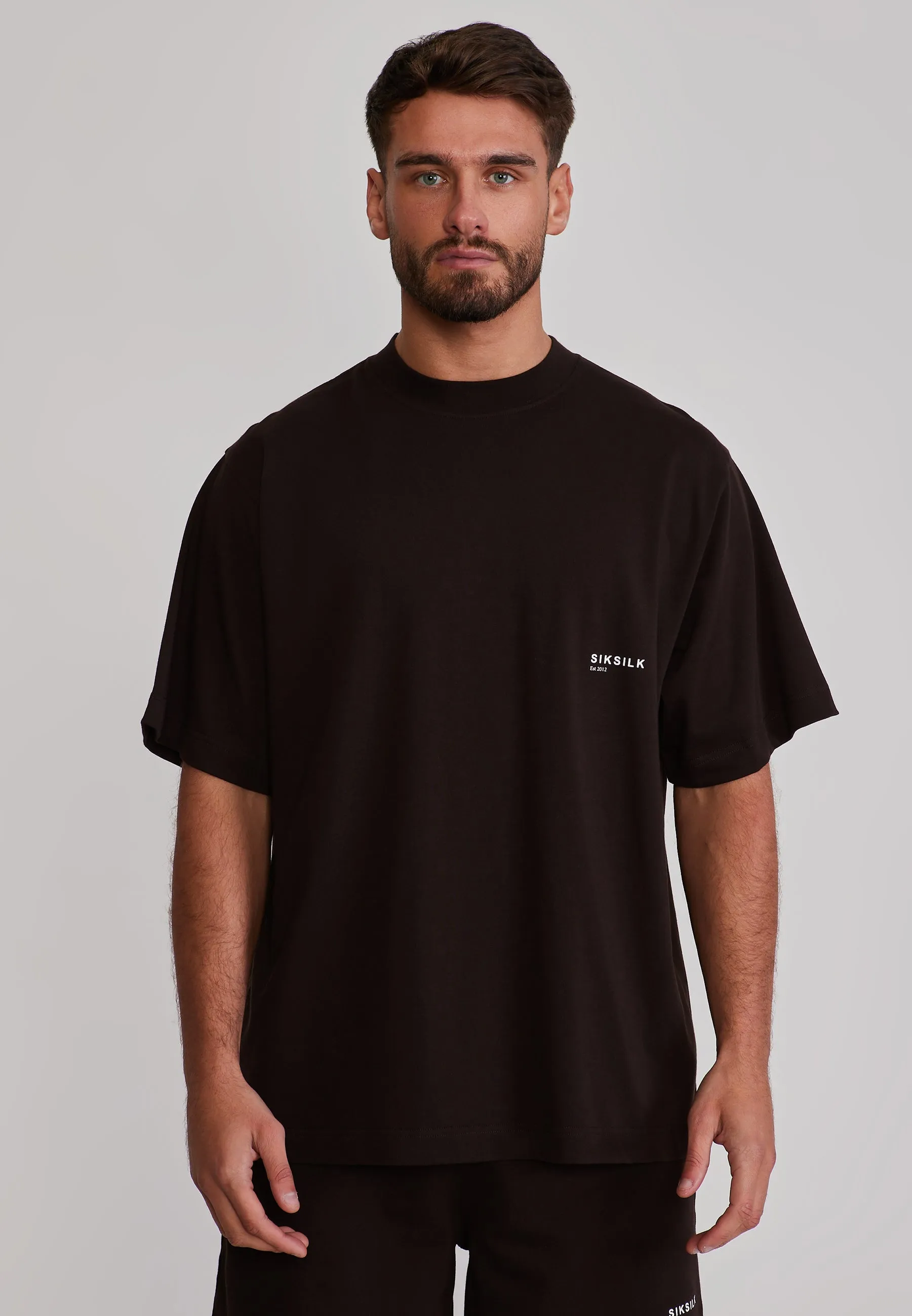 Brown T-Shirt and Shorts Set sold by Siksilk product image thumbnail 2