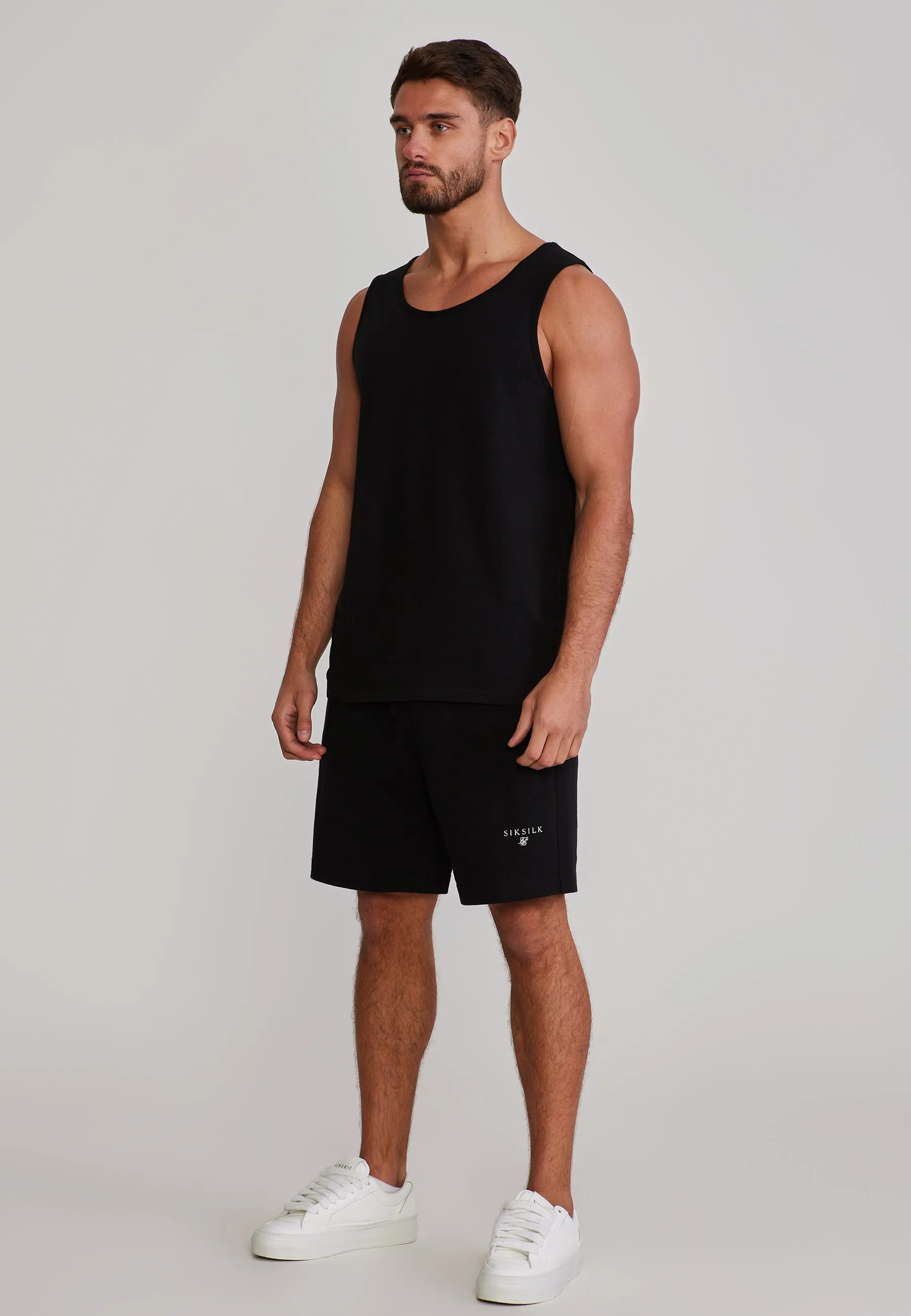 Black Vest and Shorts Set sold by Siksilk product image thumbnail 4