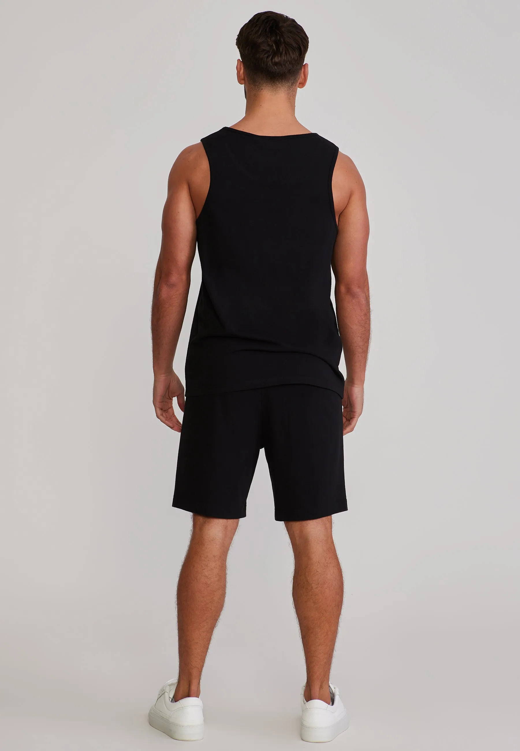 Black Vest and Shorts Set sold by Siksilk product image thumbnail 5