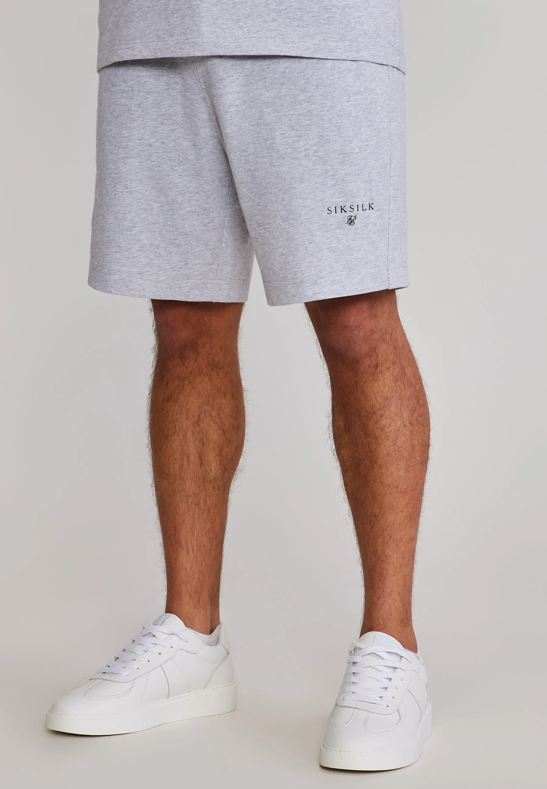 Grey Marl Vest and Shorts Set sold by Siksilk product image thumbnail 3