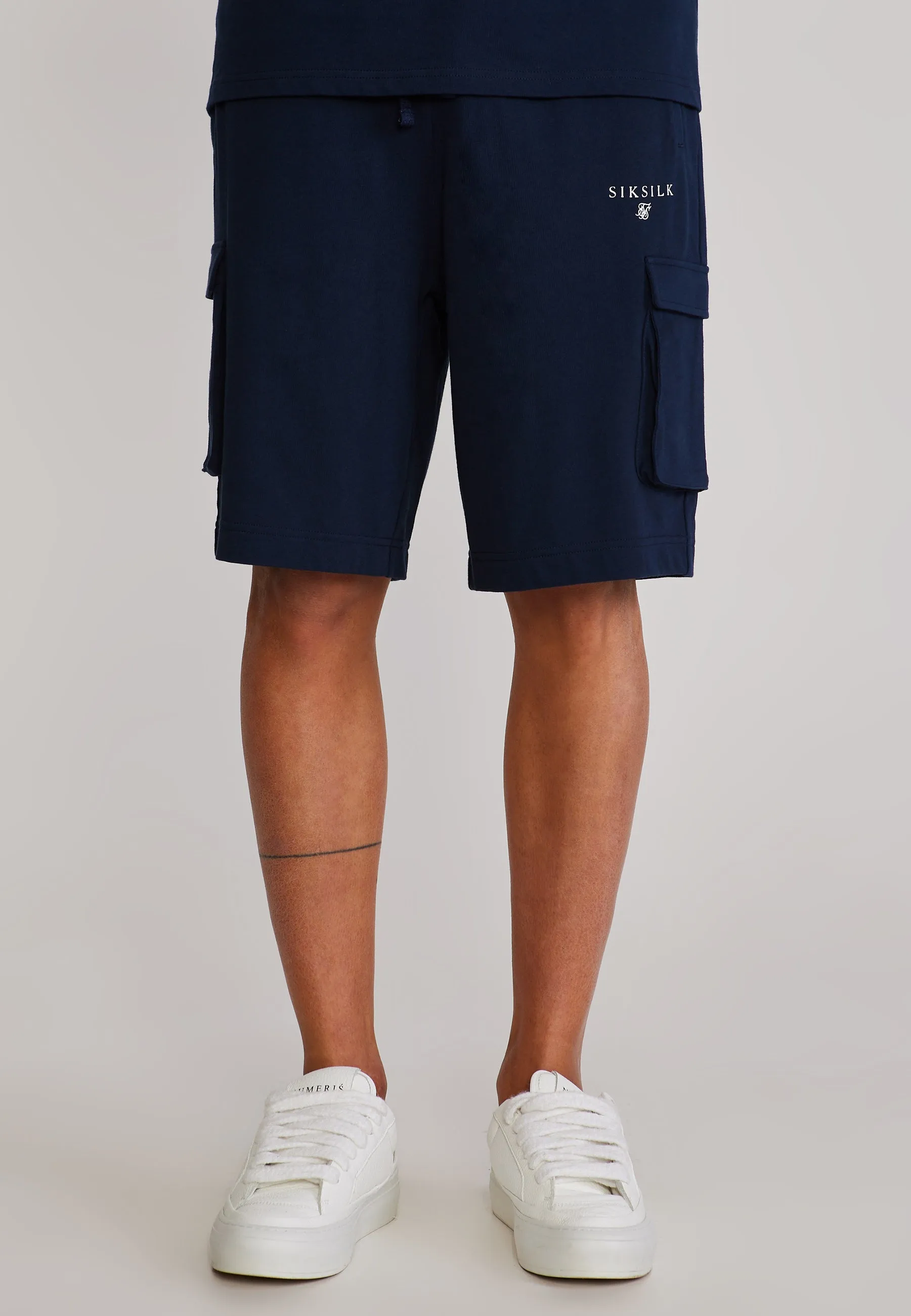 Navy T-Shirt and Shorts Set sold by Siksilk product image thumbnail 3