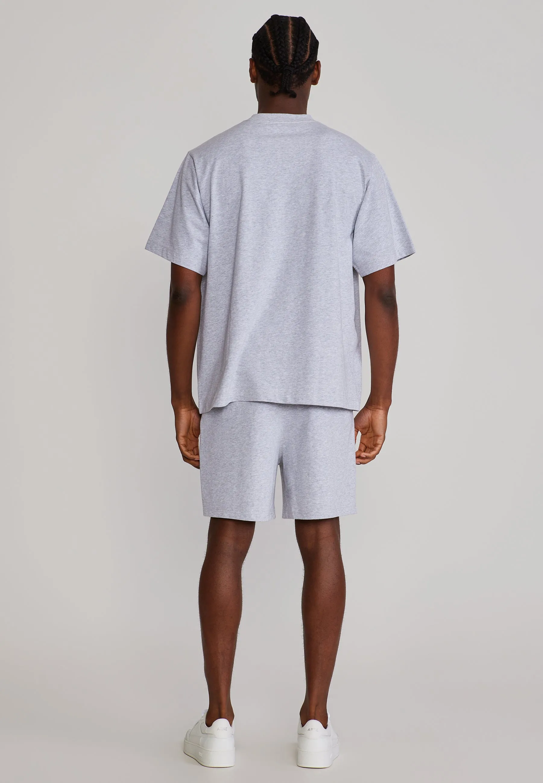 Grey Marl T-Shirt and Shorts Set sold by Siksilk product image thumbnail 5