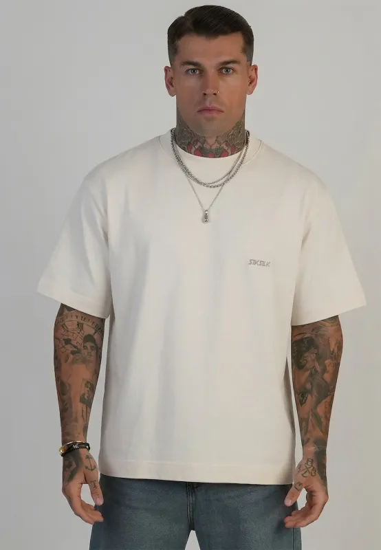 Ecru Graphic T-Shirt made by Siksilk