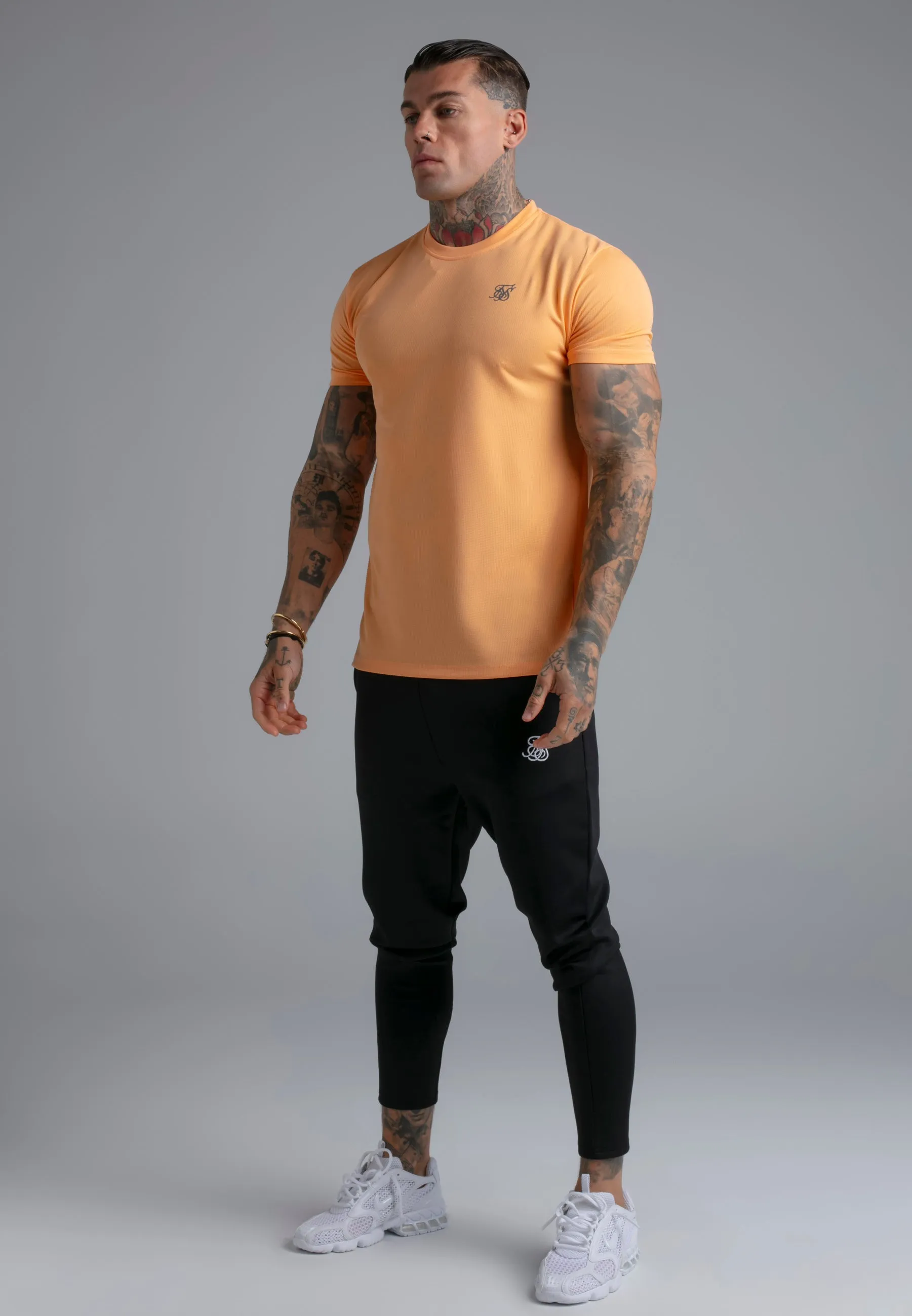 Orange Muscle Fit T-Shirt sold by Siksilk product image thumbnail 4