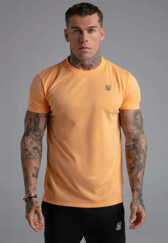 Orange Muscle Fit T-Shirt made by Siksilk