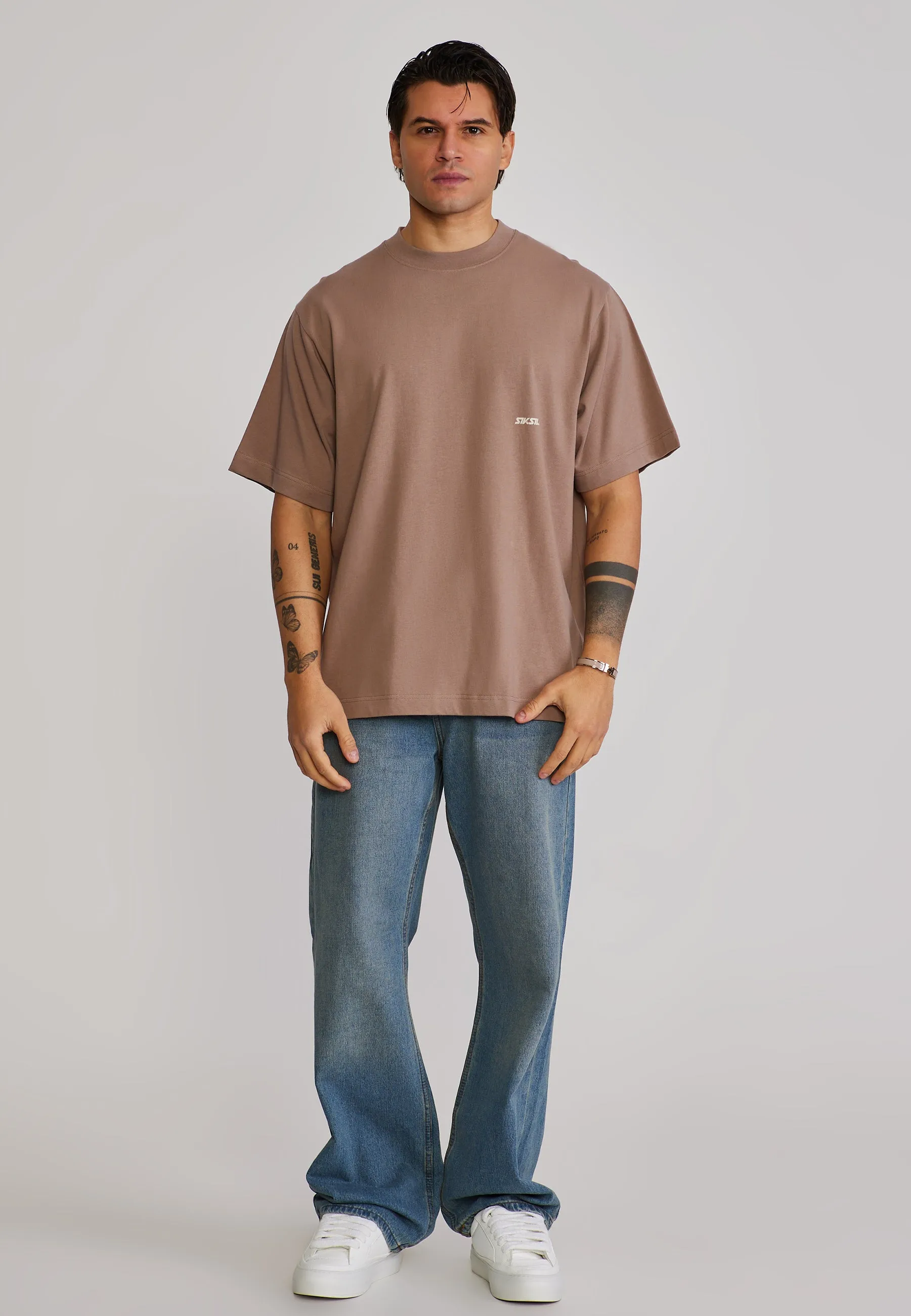 Brown Graphic T-Shirt sold by Siksilk product image thumbnail 3