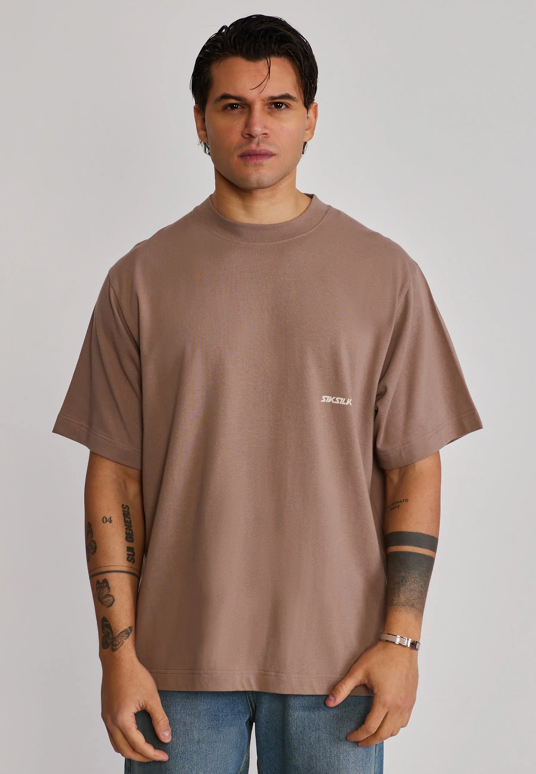 Brown Graphic T-Shirt sold by Siksilk