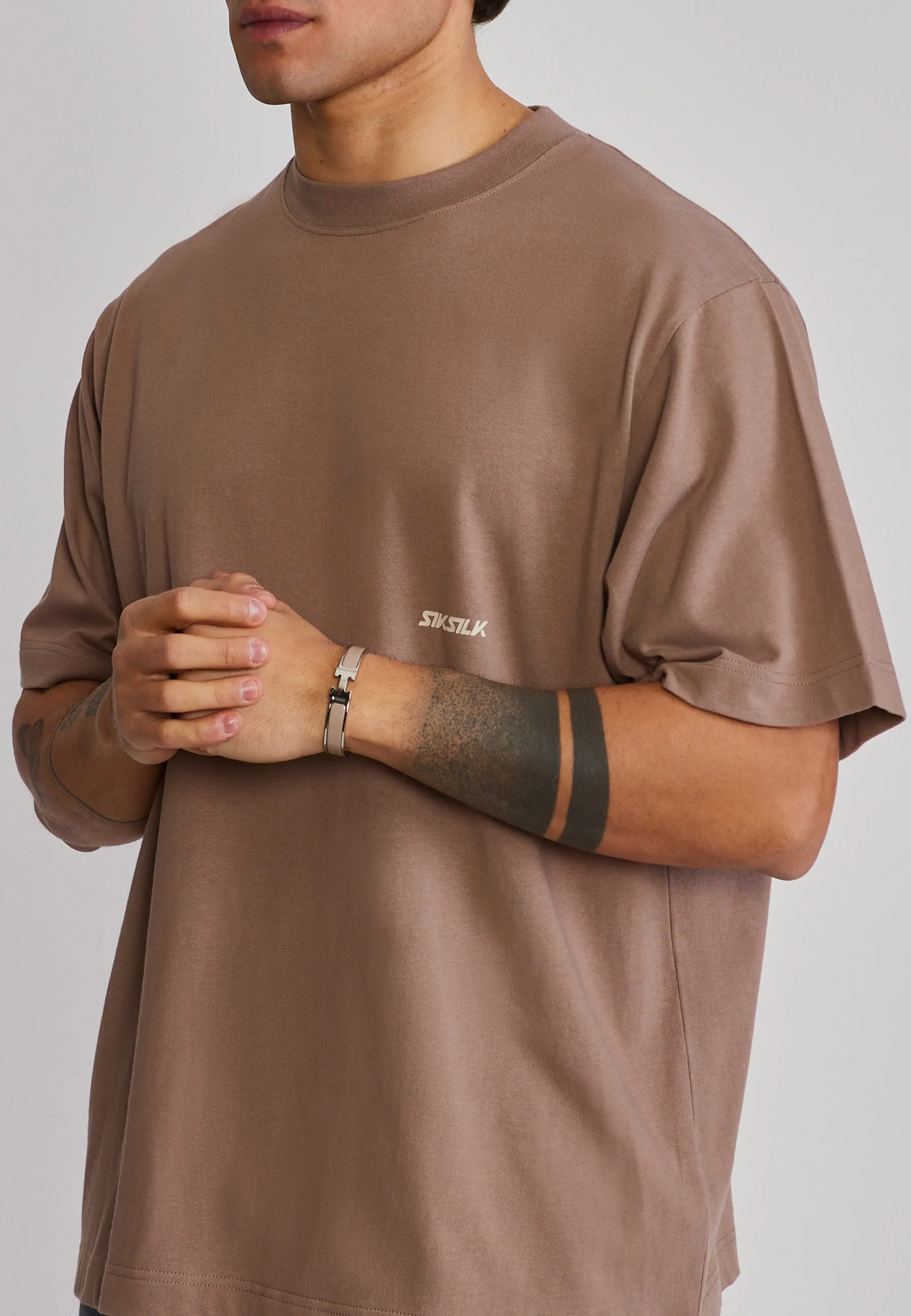 Brown Graphic T-Shirt sold by Siksilk product image thumbnail 2