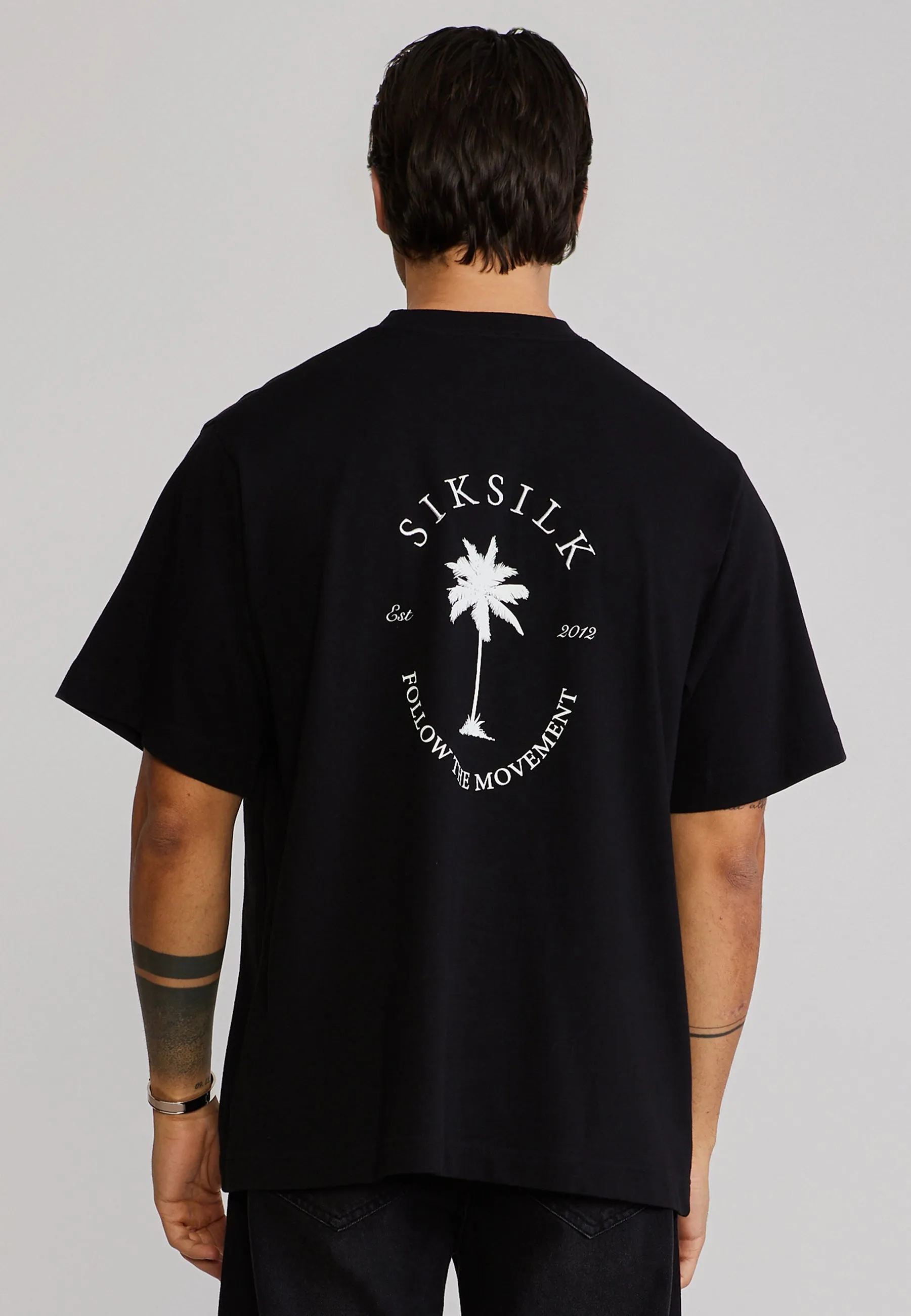 Black Graphic T-Shirt sold by Siksilk product image thumbnail 5