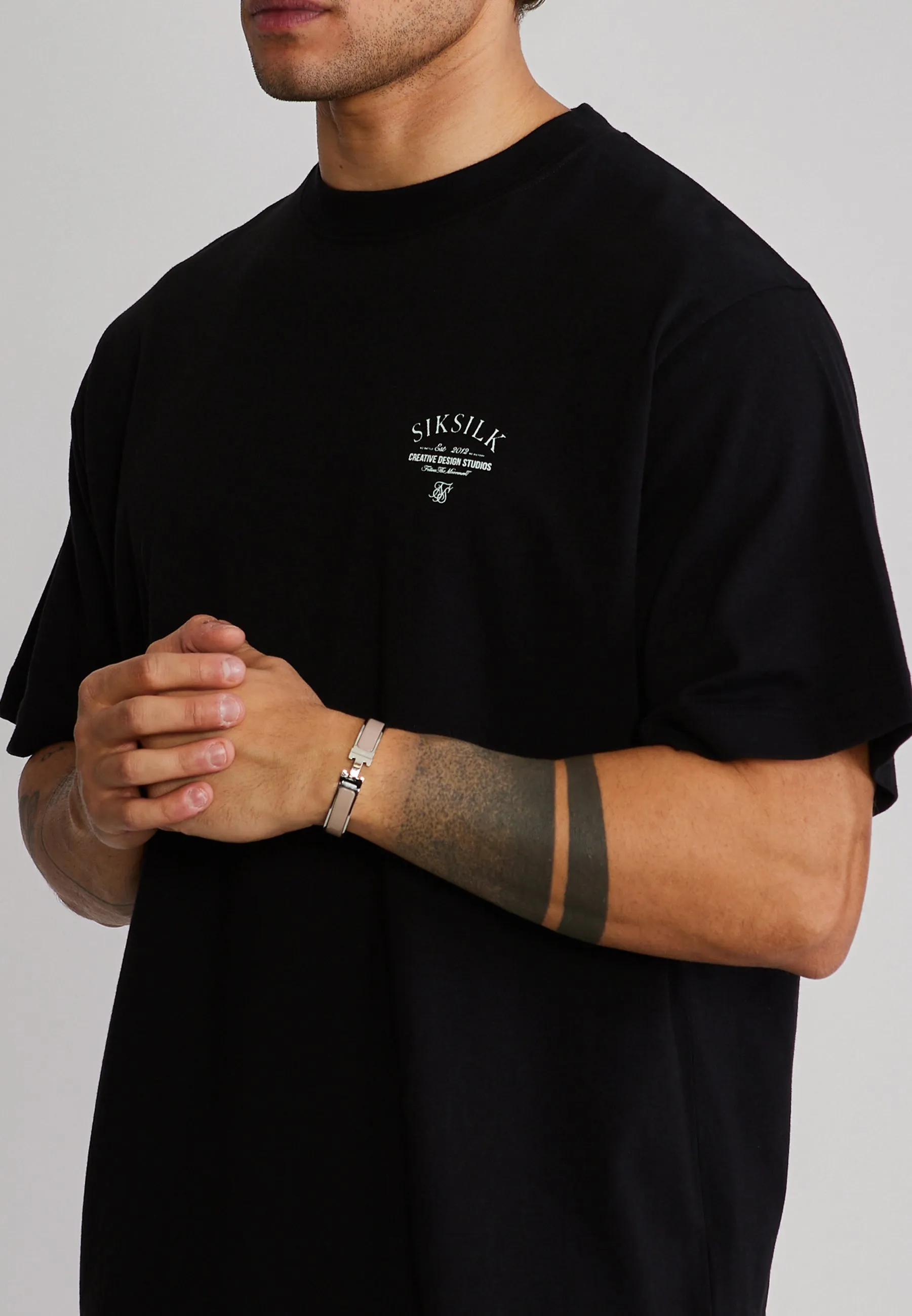 Black Graphic T-Shirt sold by Siksilk product image thumbnail 2