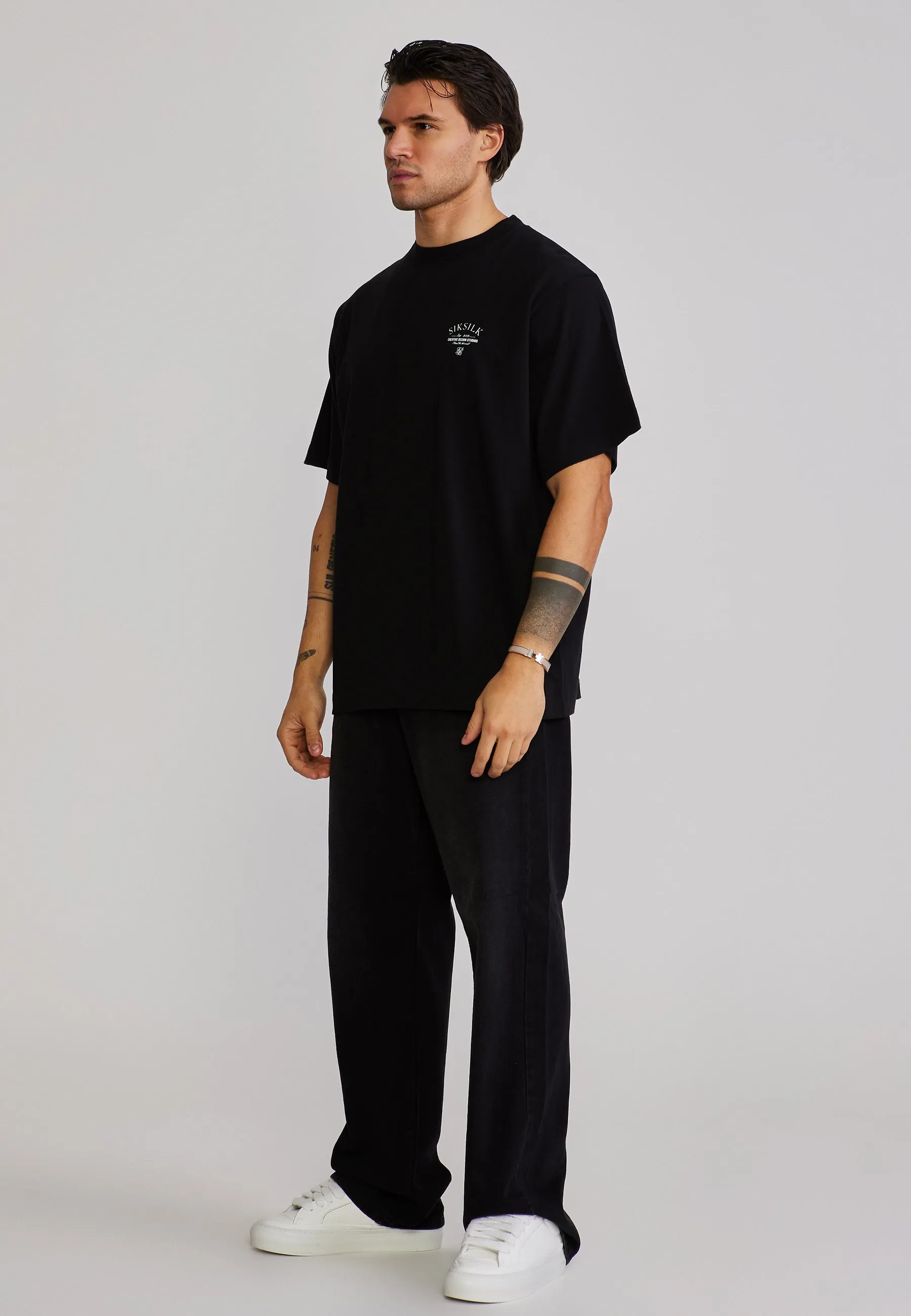 Black Graphic T-Shirt sold by Siksilk product image thumbnail 4