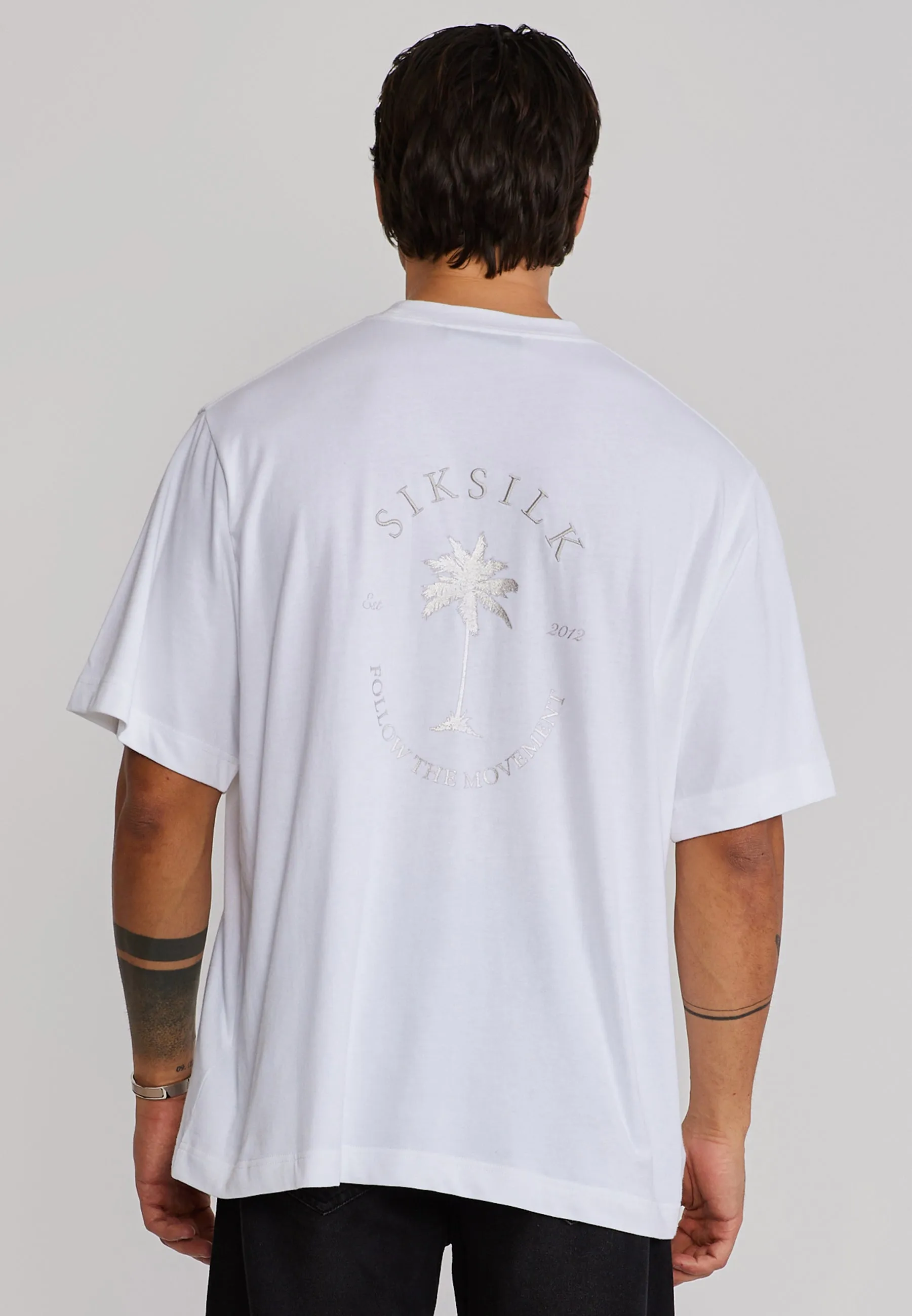 White Graphic T-Shirt sold by Siksilk product image thumbnail 5