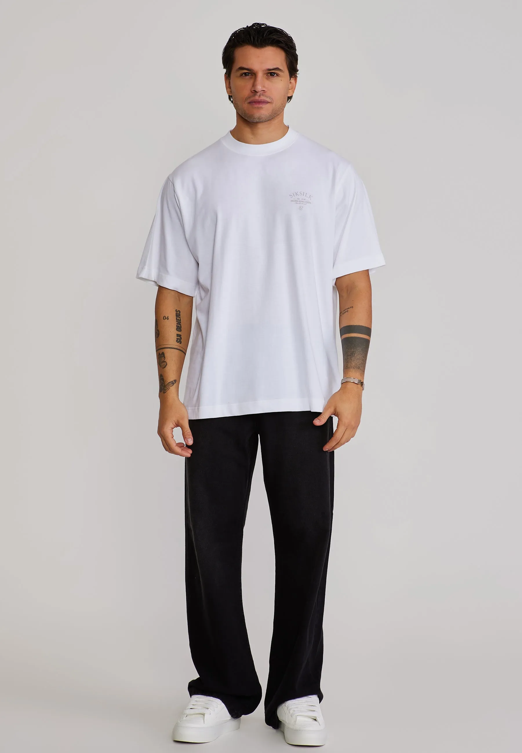 White Graphic T-Shirt sold by Siksilk product image thumbnail 3