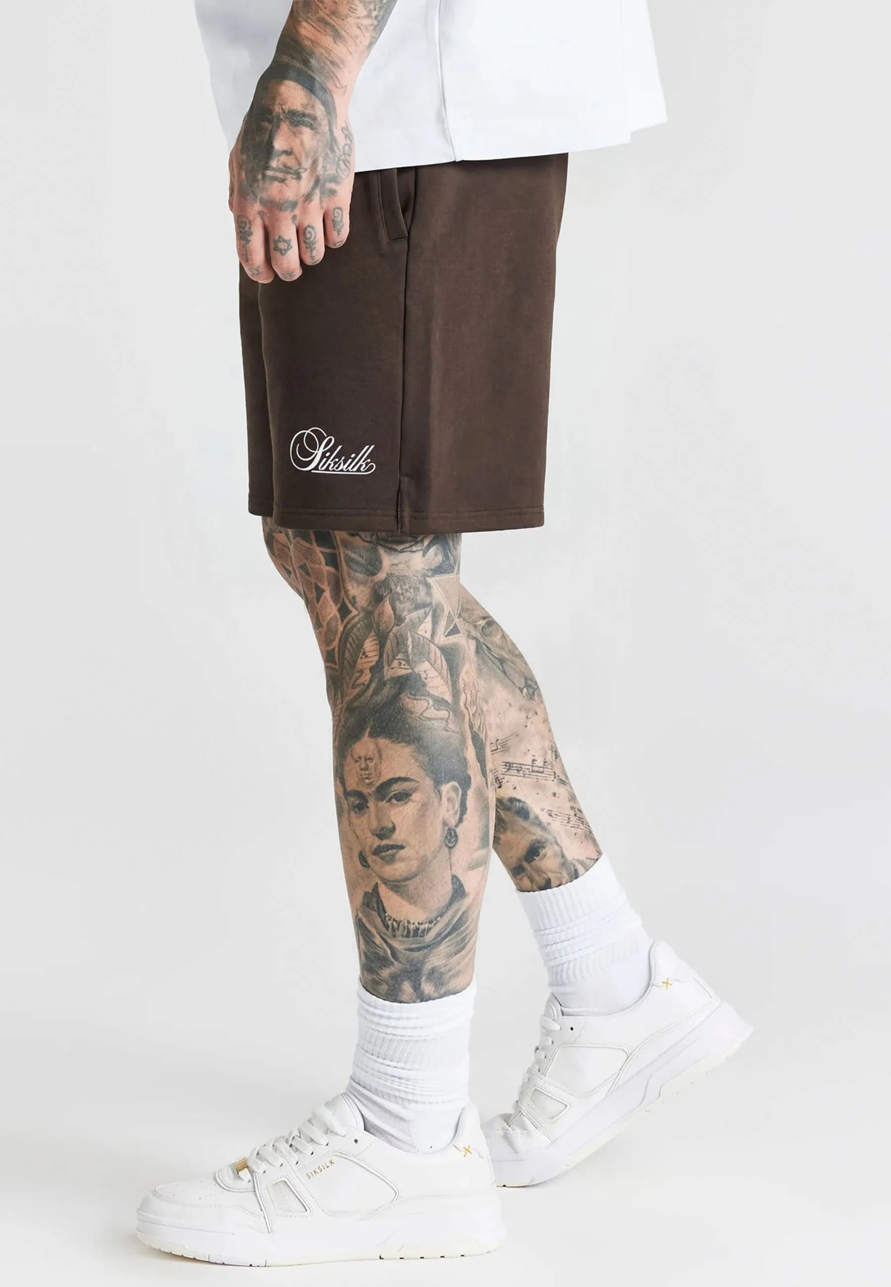 Brown Essentials Shorts sold by Siksilk product image thumbnail 3