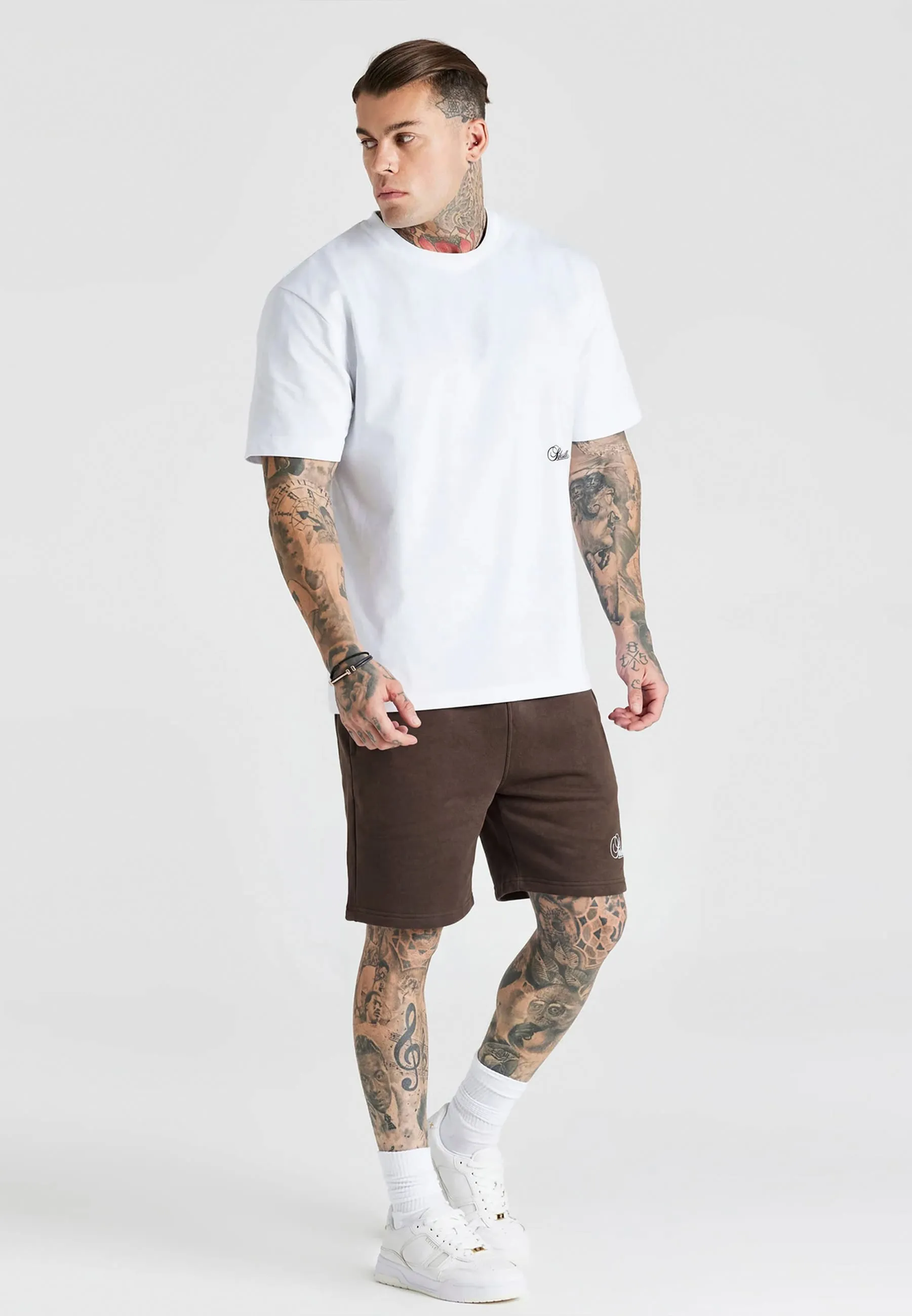 Brown Essentials Shorts sold by Siksilk product image thumbnail 4