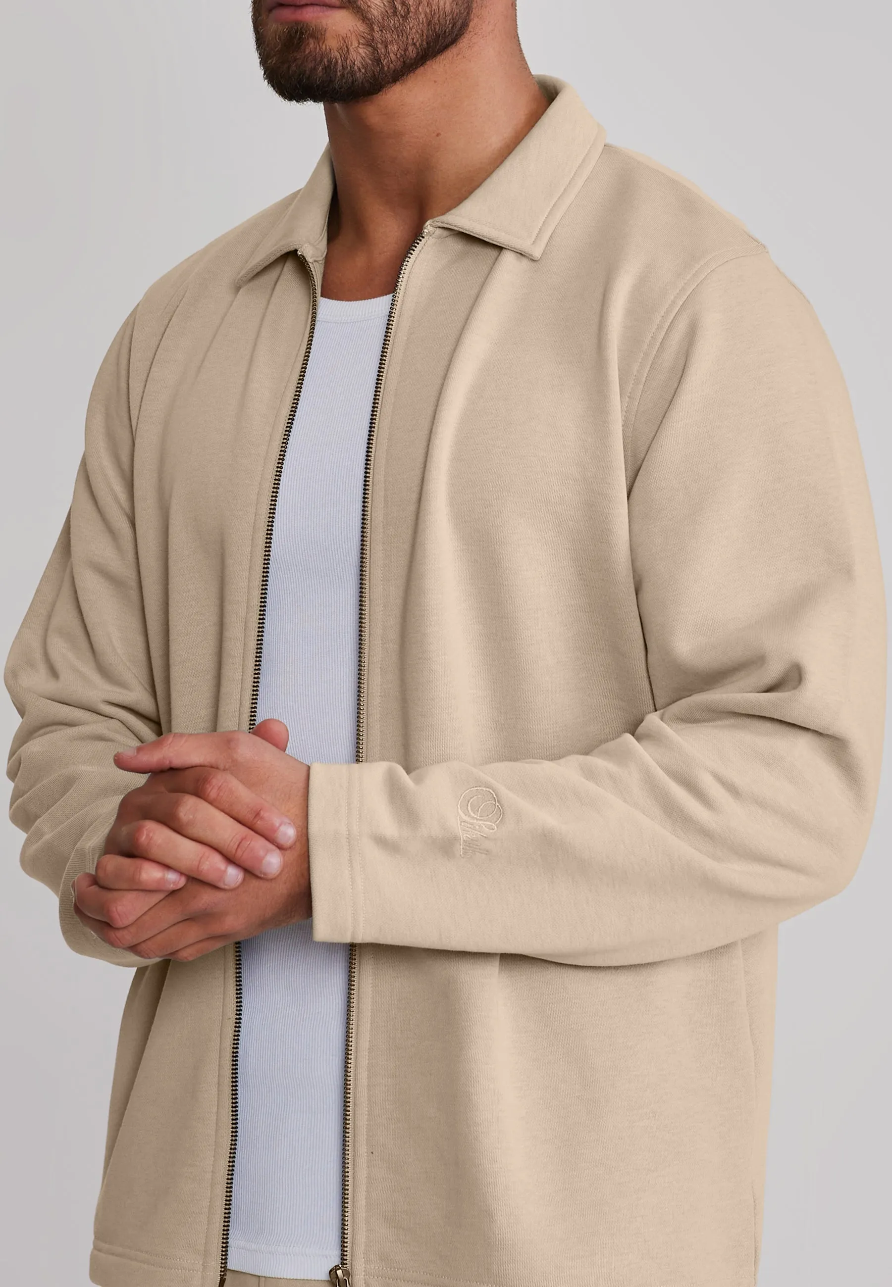 Ecru Smart Overshirt sold by Siksilk product image thumbnail 2