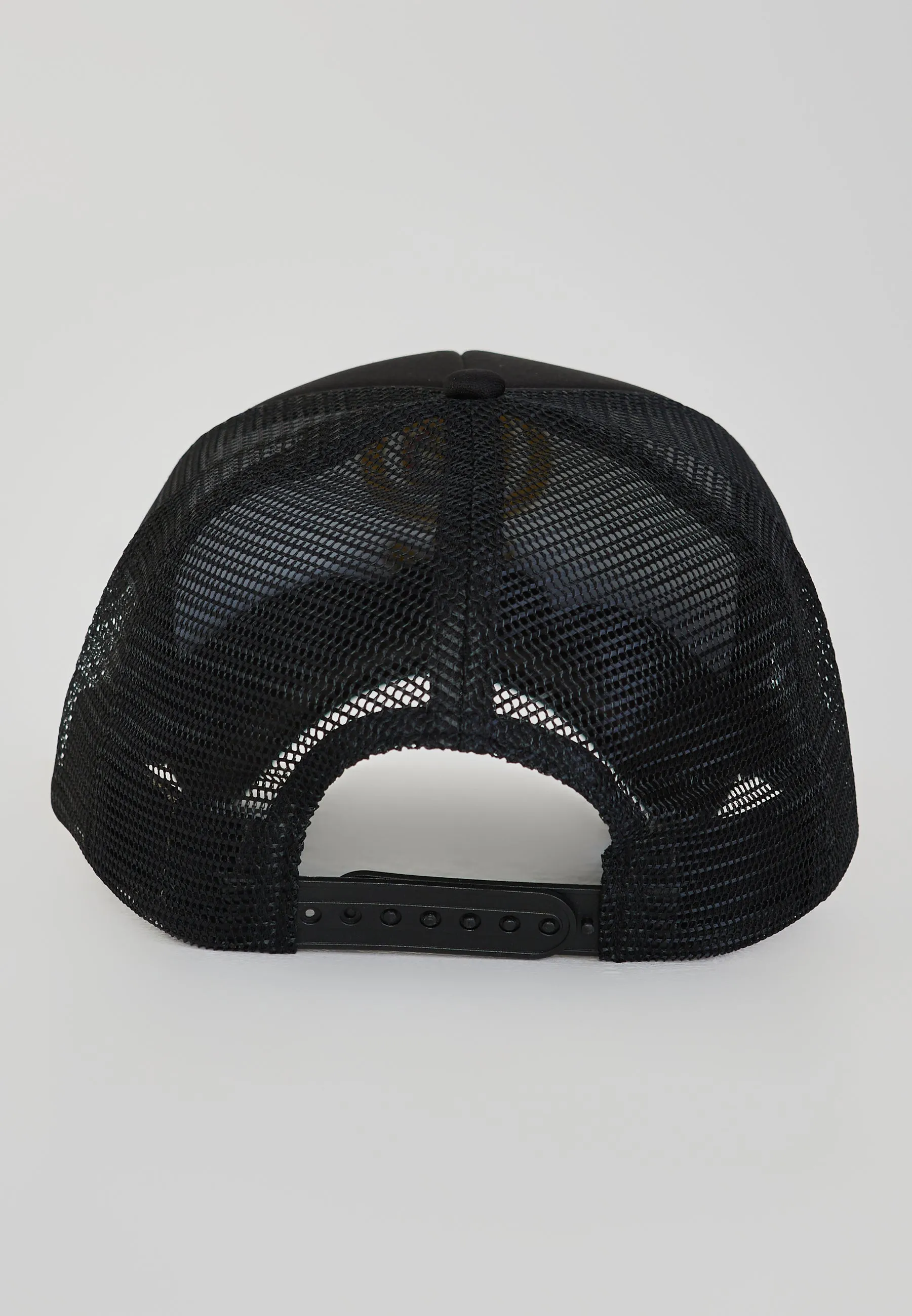 Black Trucker Cap sold by Siksilk product image thumbnail 4