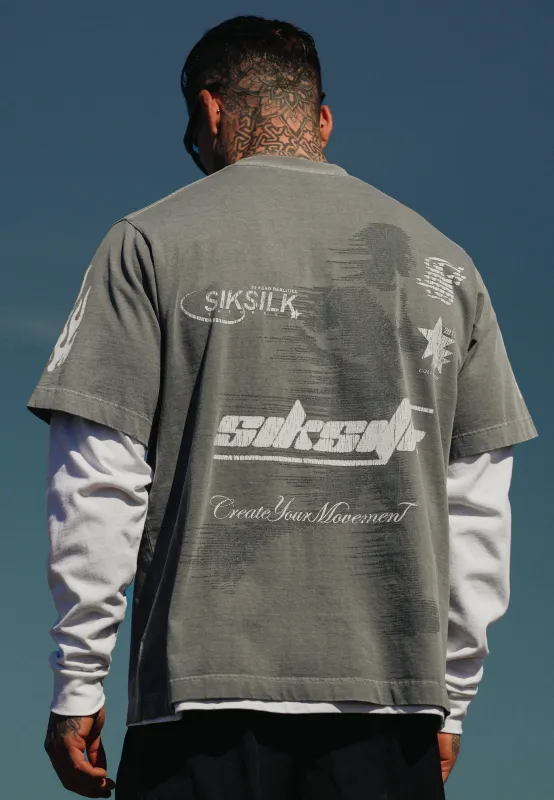 Stone Graphic T-Shirt made by Siksilk