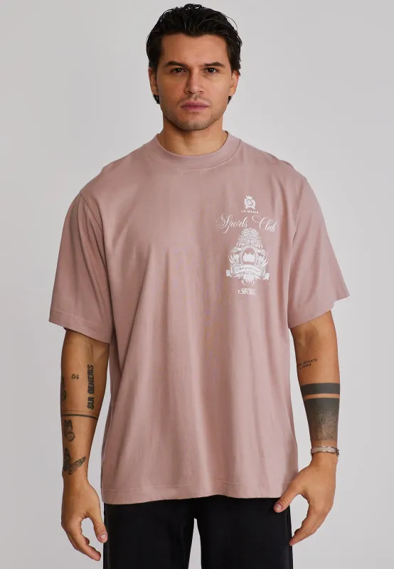 Pink Graphic T-Shirt made by Siksilk