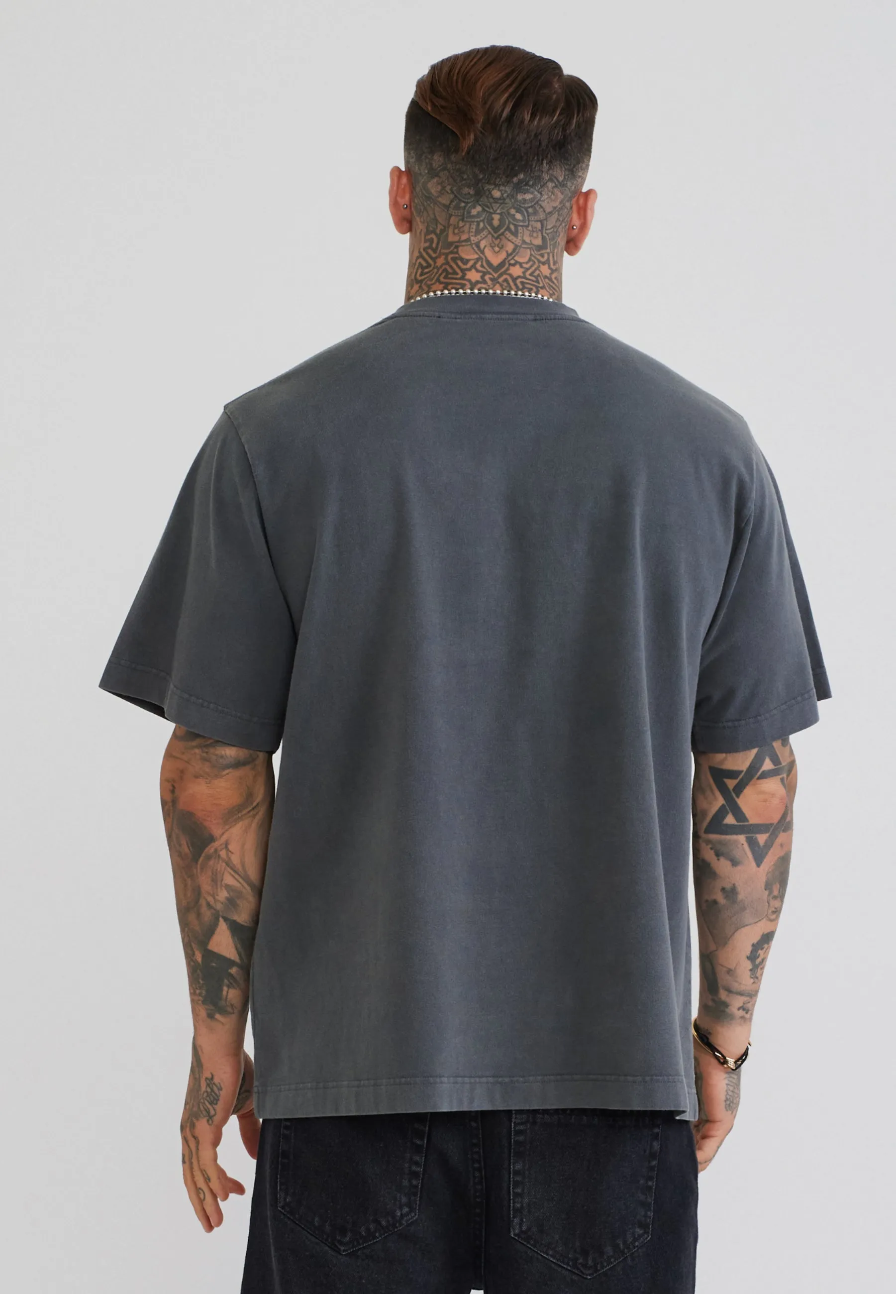 Grey Graphic T-Shirt sold by Siksilk product image thumbnail 5