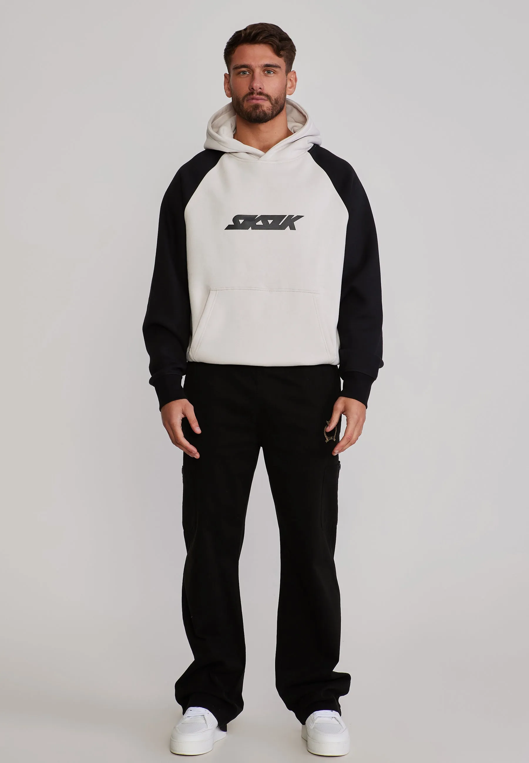 Stone and Black Graphic Hoodie sold by Siksilk product image thumbnail 3