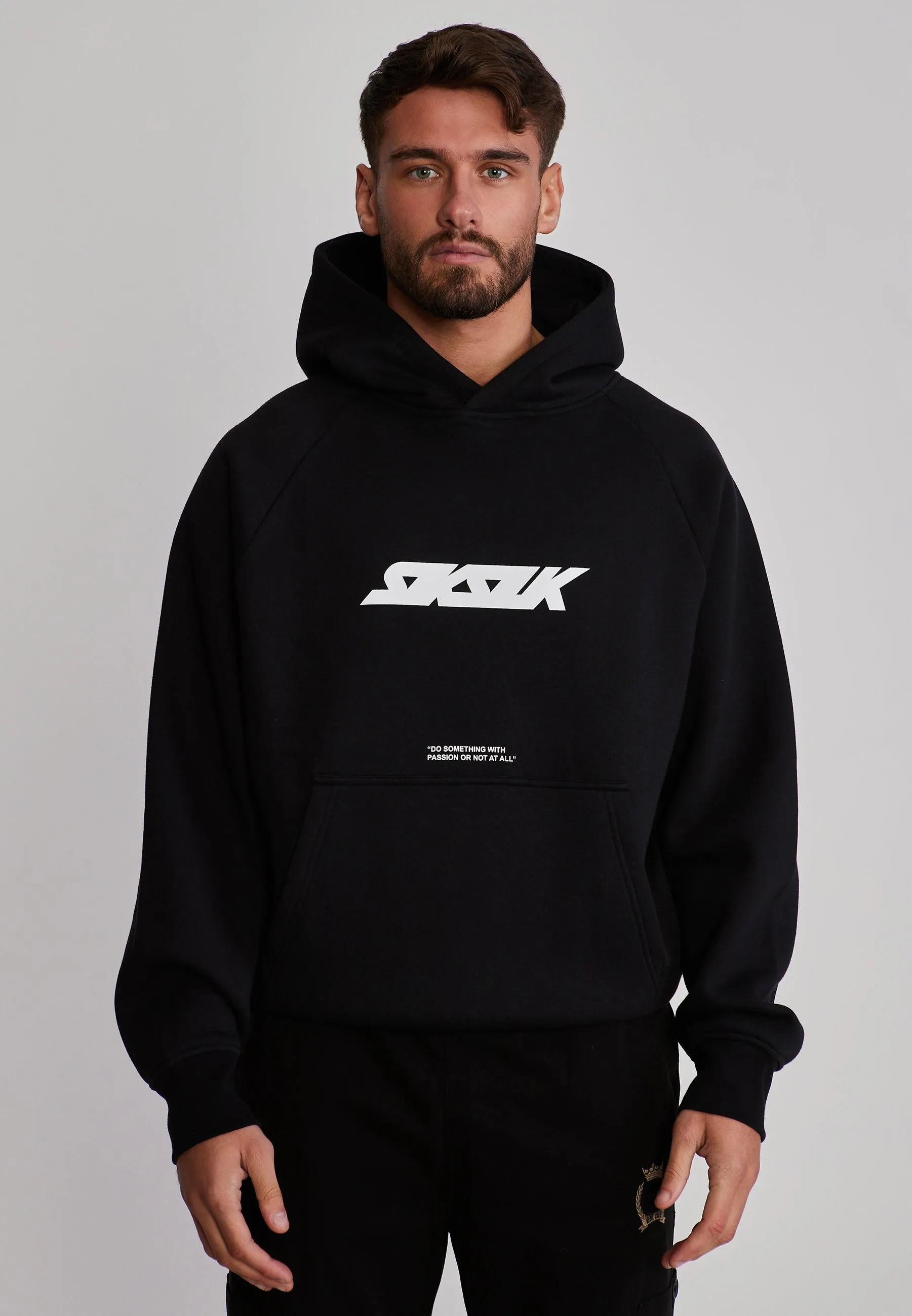 Black Graphic Hoodie sold by Siksilk