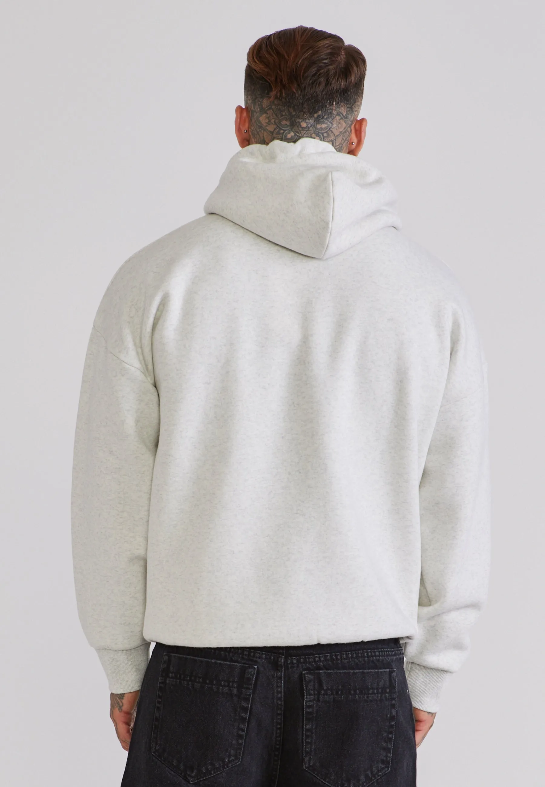 Snow Marl Essentials Full Zip Hoodie sold by Siksilk product image thumbnail 5