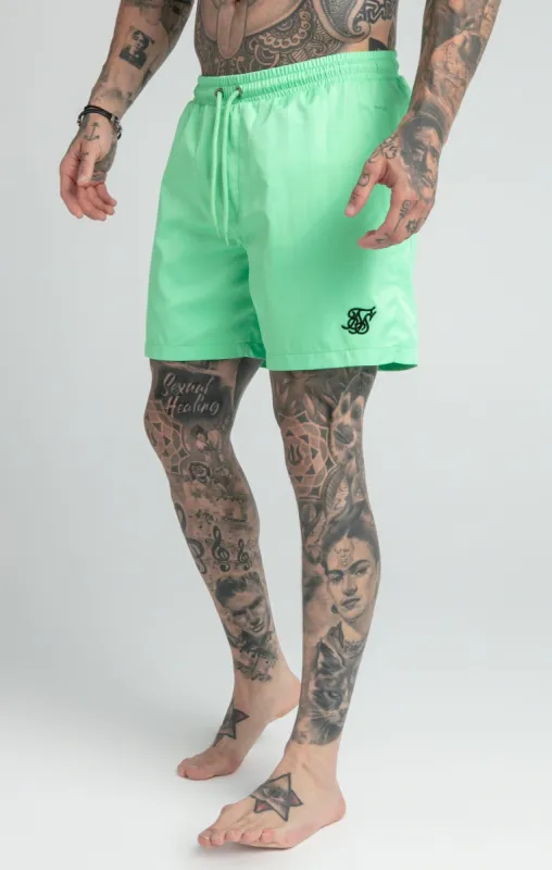 Green Swim Short sold by Siksilk