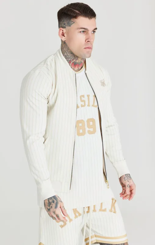 Ecru Classic Bomber sold by Siksilk