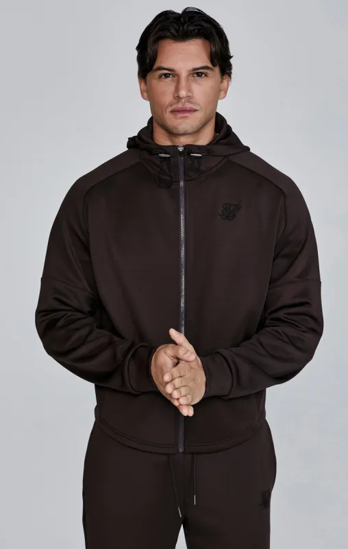 Brown Full Zip Hoodie sold by Siksilk