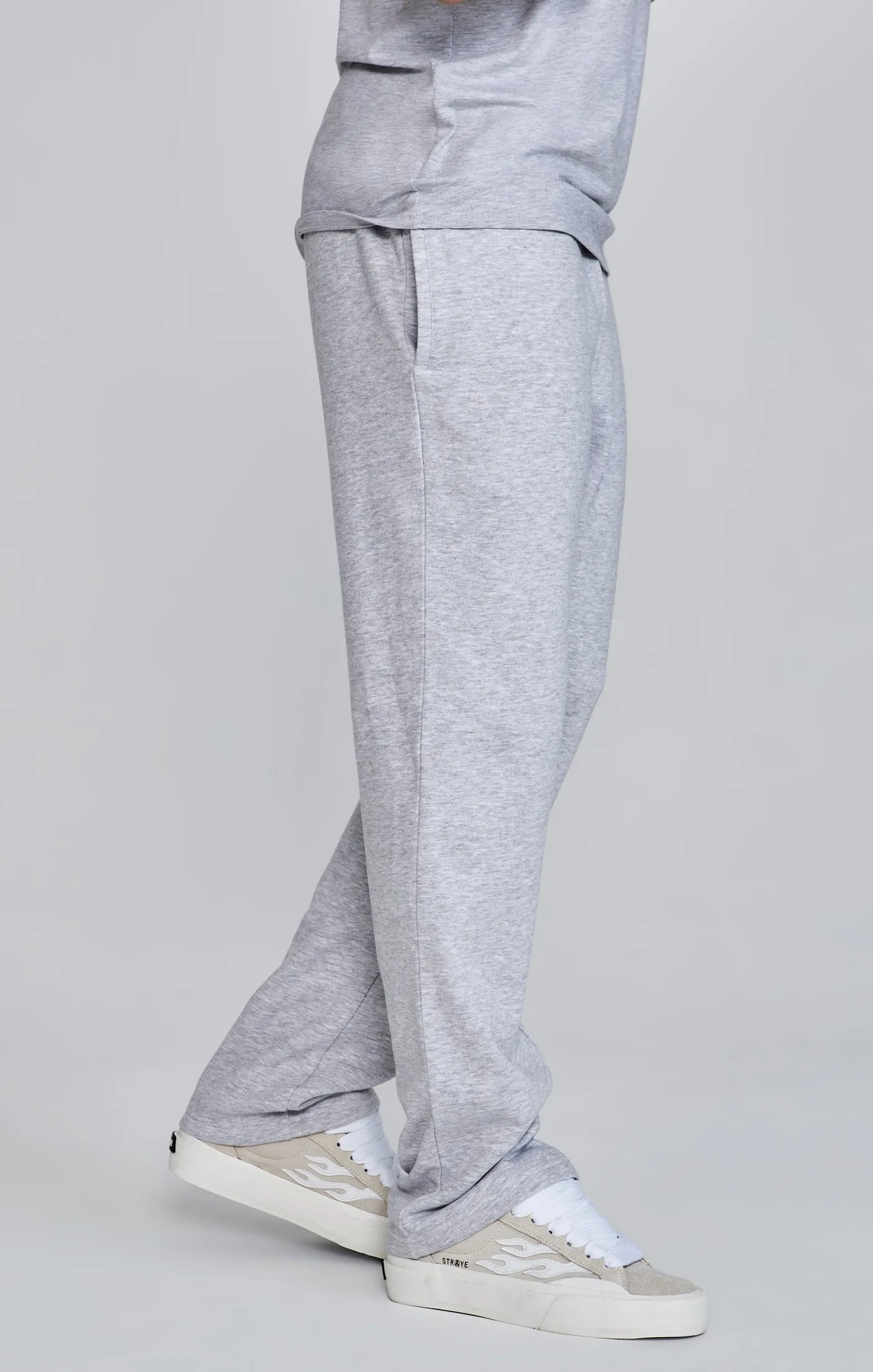 Grey Marl Track Pants sold by Siksilk product image thumbnail 4