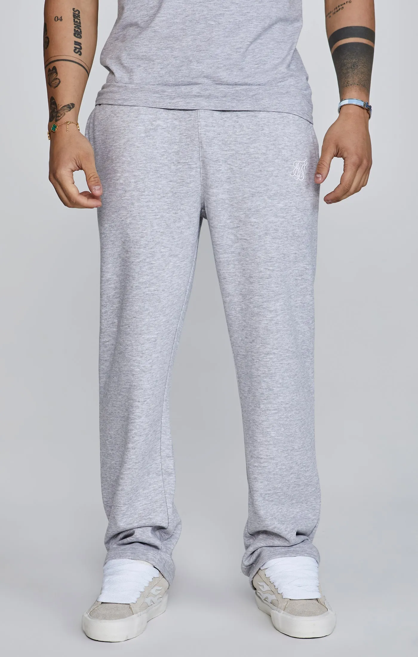 Grey Marl Track Pants sold by Siksilk