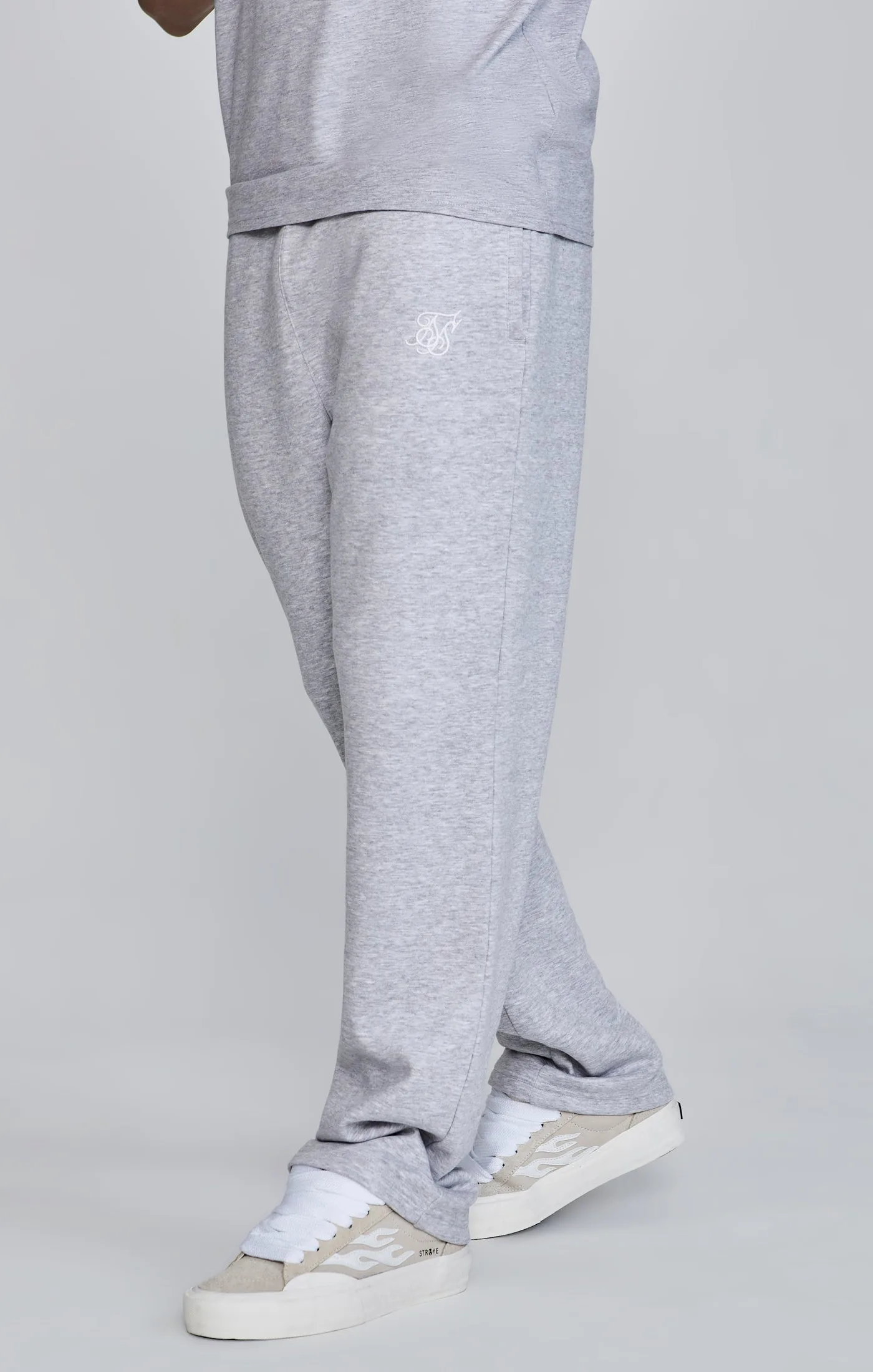 Grey Marl Track Pants sold by Siksilk product image thumbnail 3