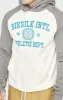 Grey Raglan Oversized Hoodie sold by Siksilk
