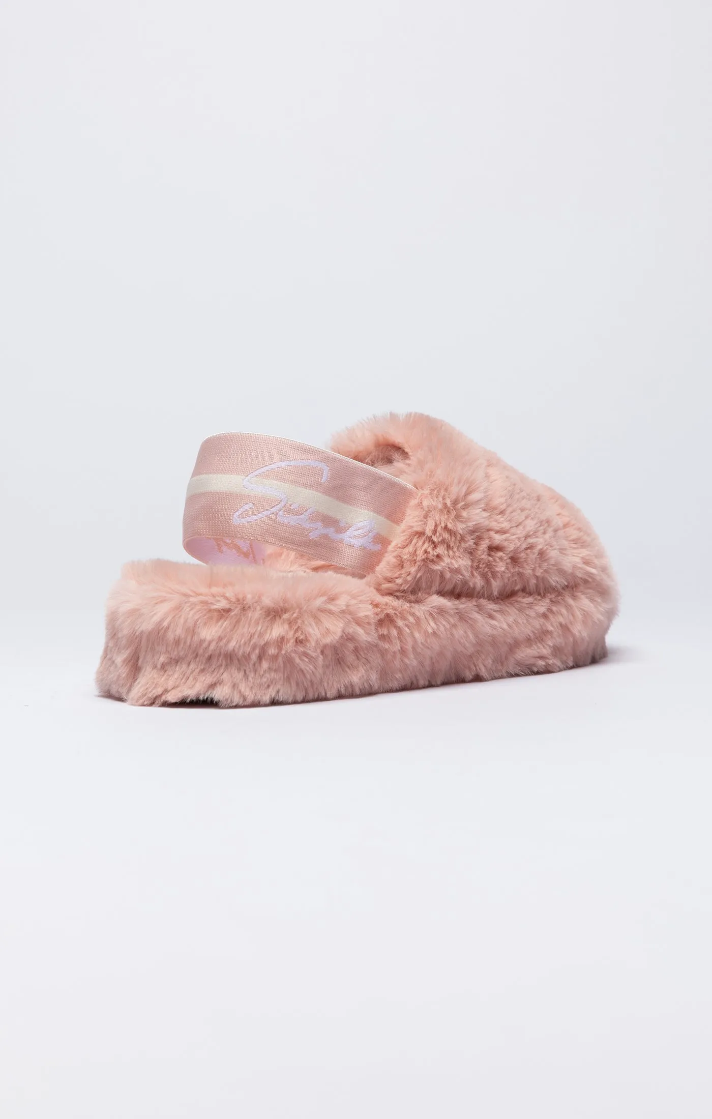 Pink Fluffy Slide Slipper sold by Siksilk product image thumbnail 2
