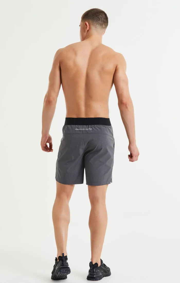 Grey Woven Long Short sold by Siksilk product image thumbnail 5