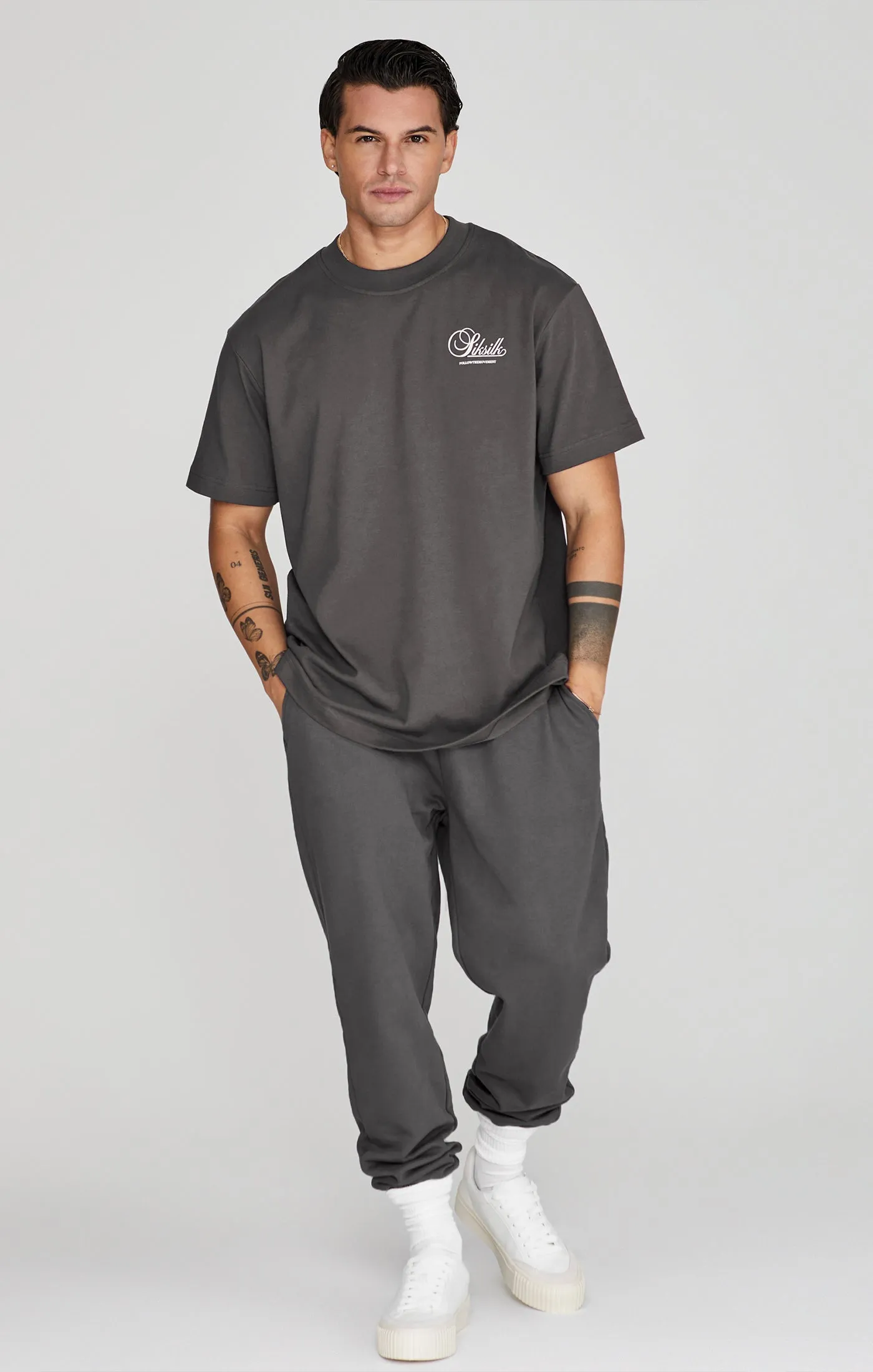 Grey Graphic T-Shirt sold by Siksilk product image thumbnail 4