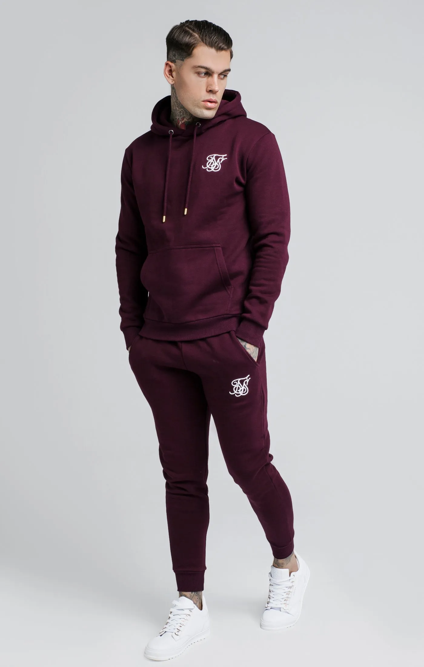 SikSilk Joggers - Burgundy sold by Siksilk product image thumbnail 4